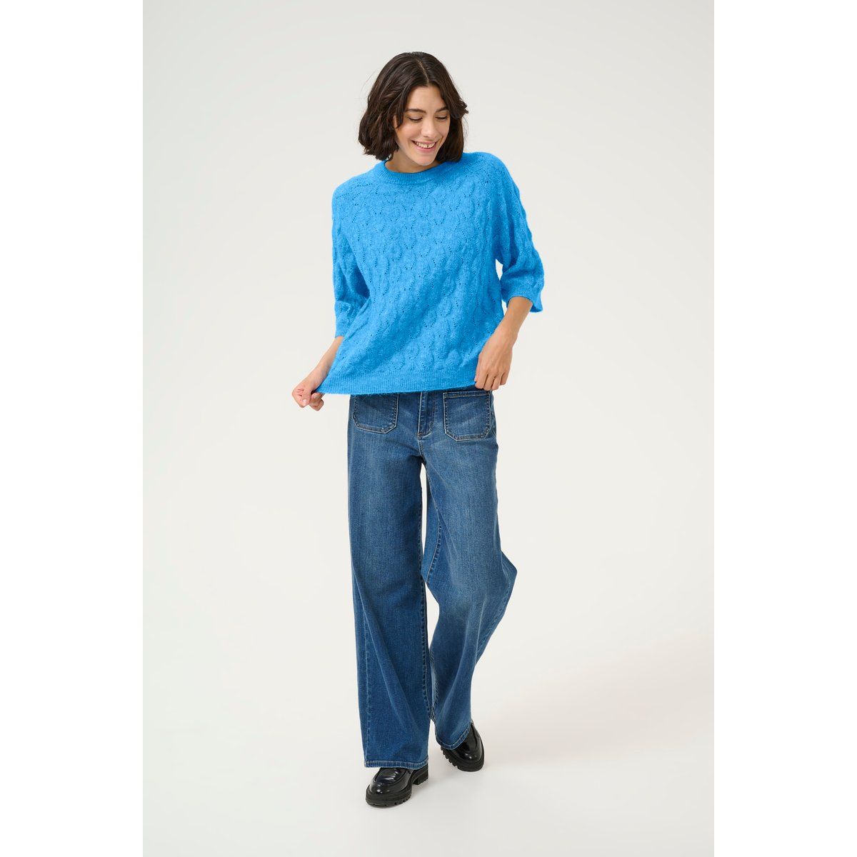 Strickpullover Loose fit blue