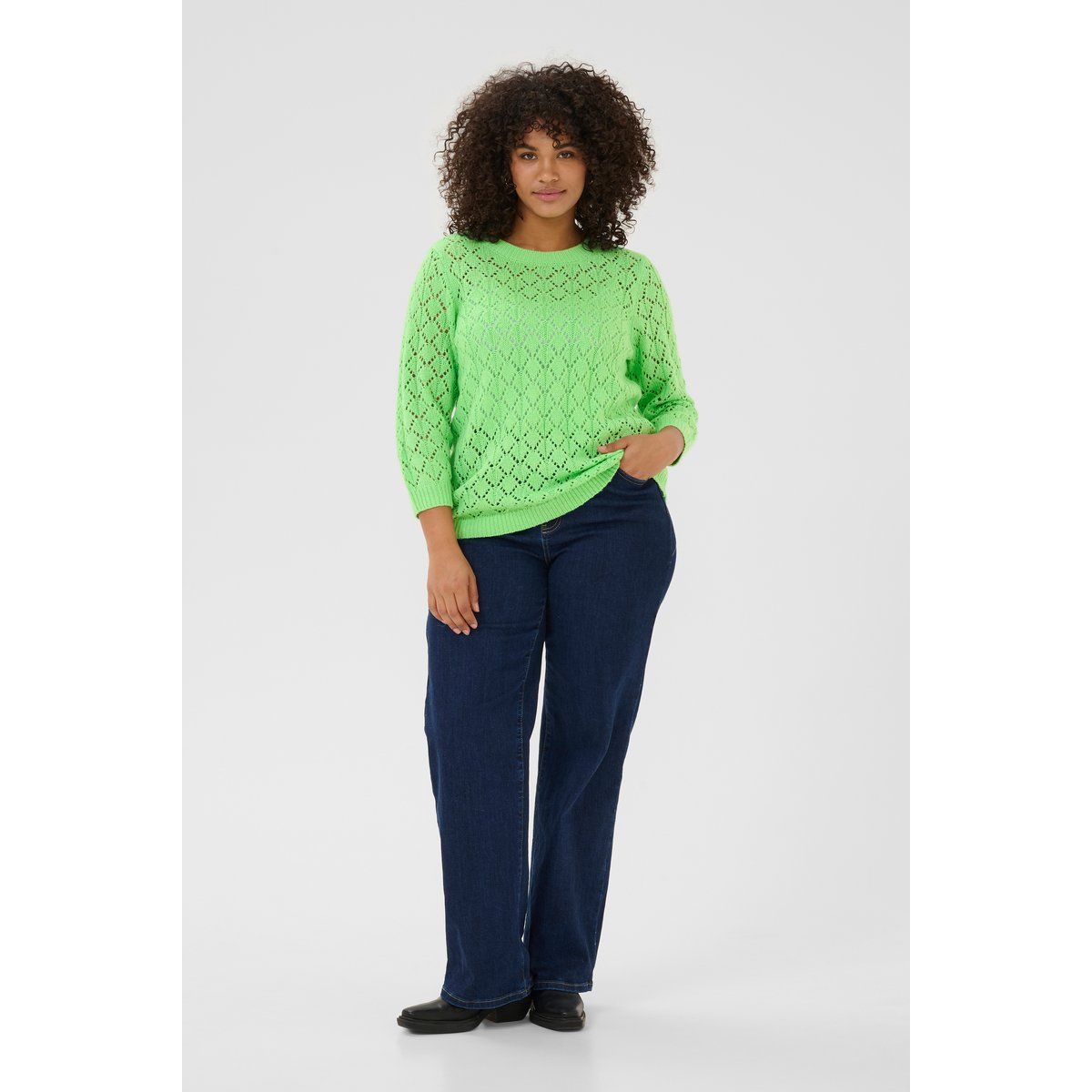 Strickpullover Regular fit light green