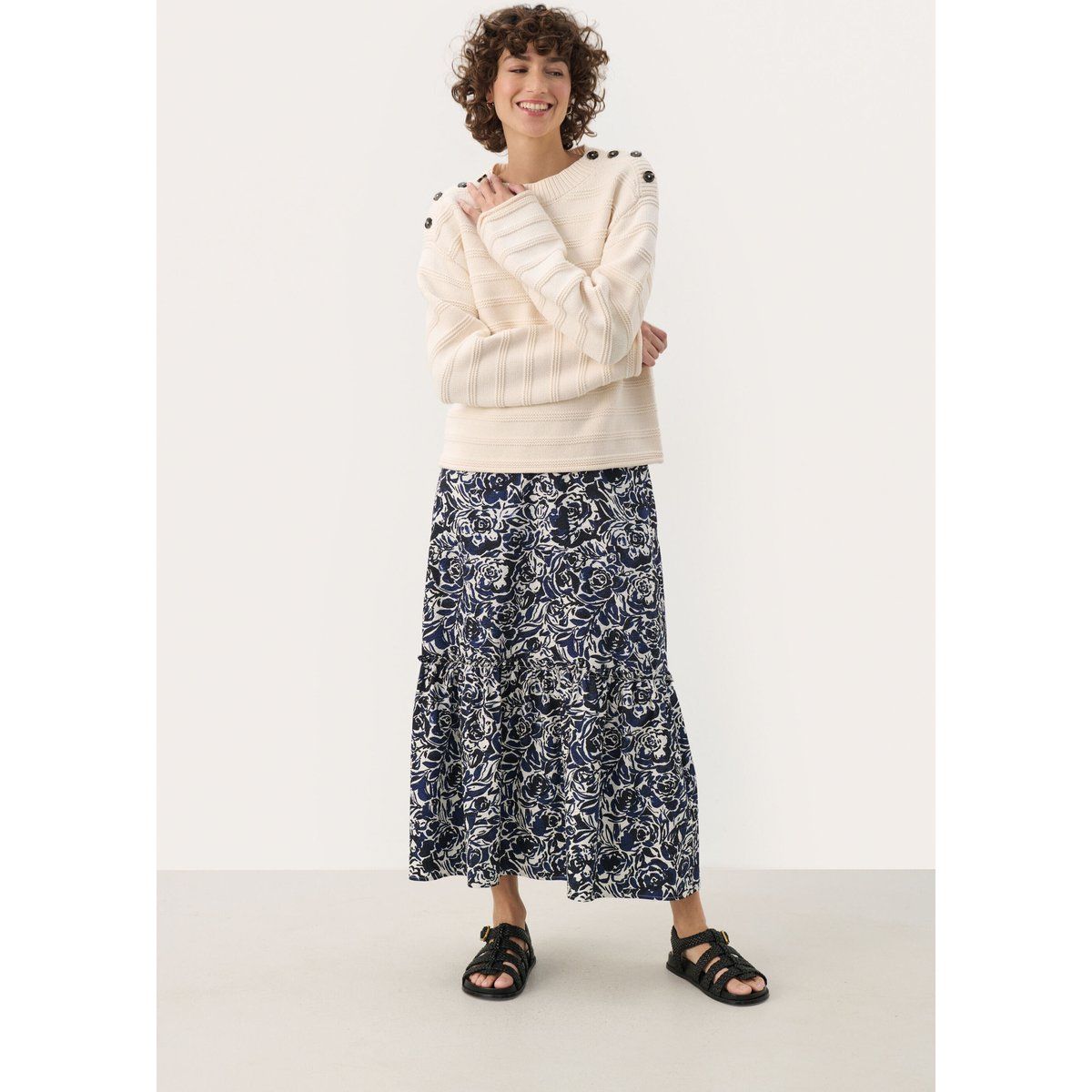 Strickpullover Relaxed fit cream