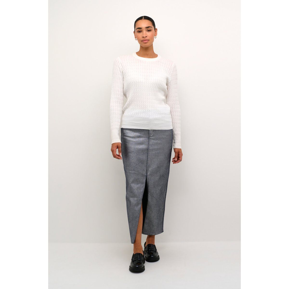 Strickpullover Regular fit white