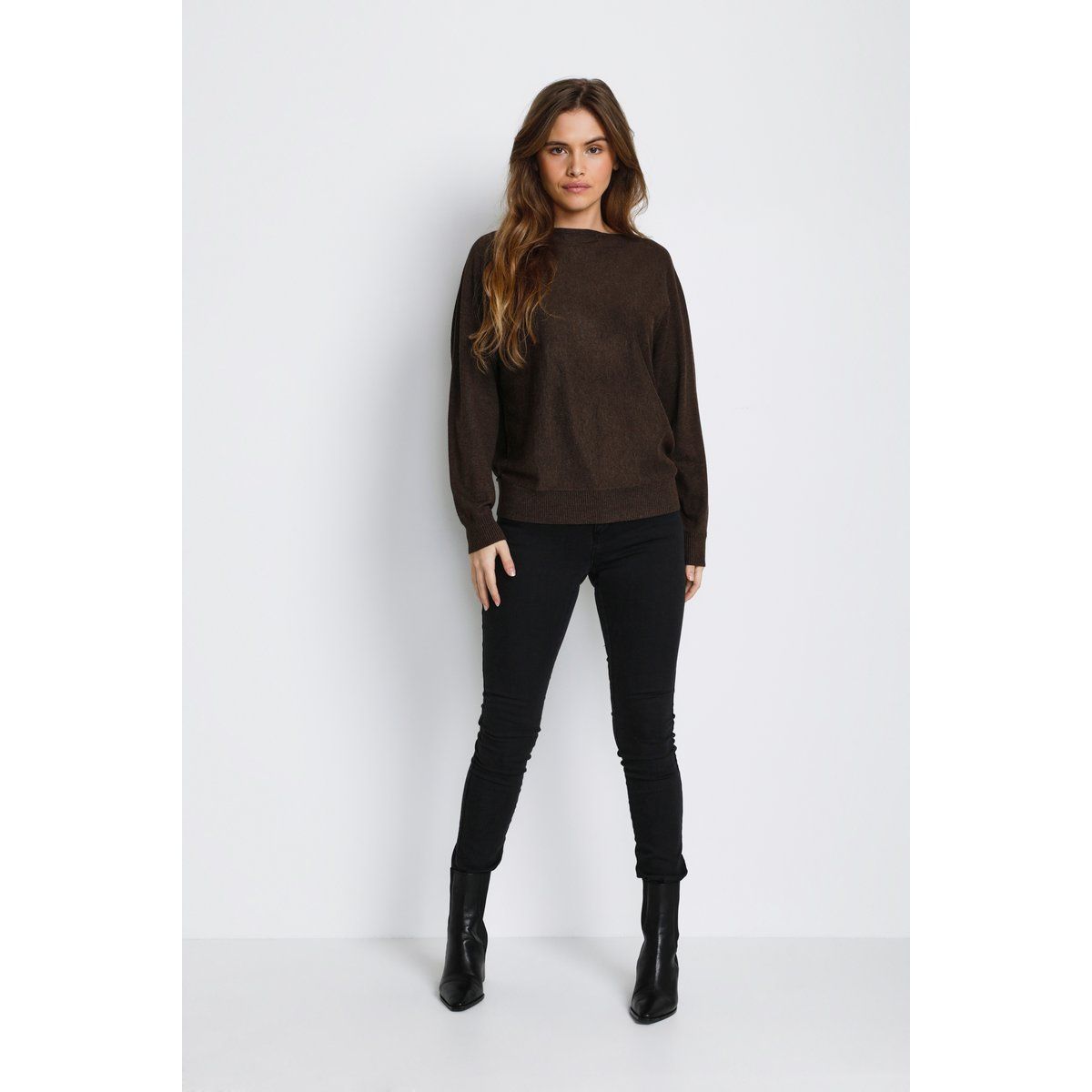 Strickpullover Oversize fit brown