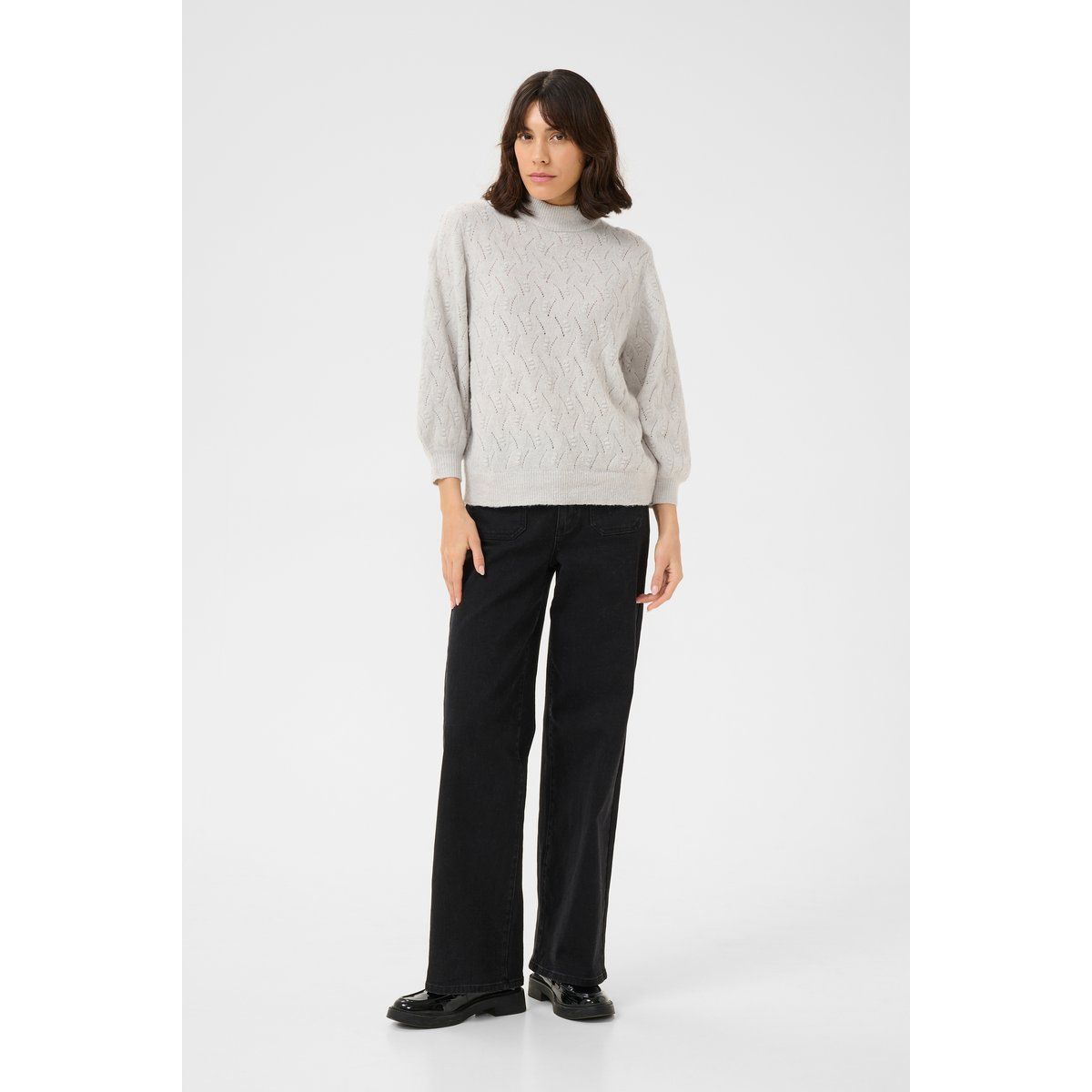 Strickpullover Regular fit light grey