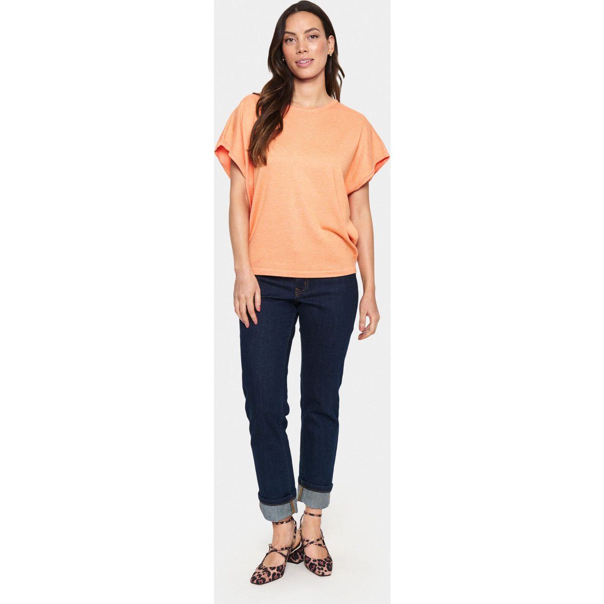 Strickpullover Casual fit orange