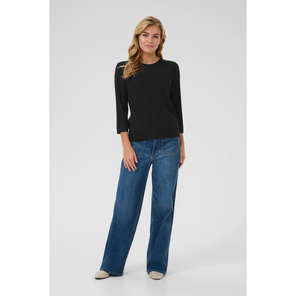 Strickpullover Regular fit black