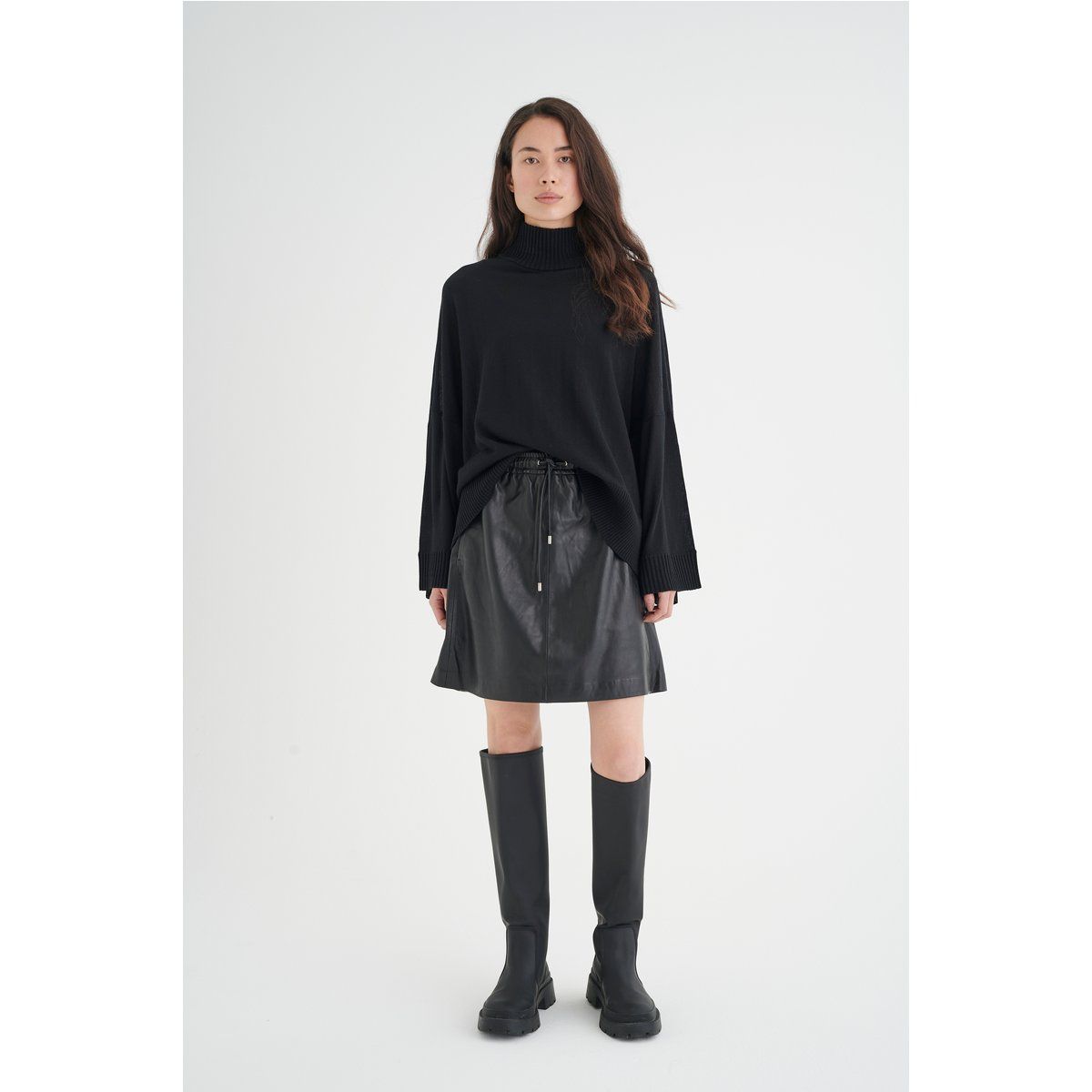 Wollpullover mit Rollkragen, Relaxed Fit