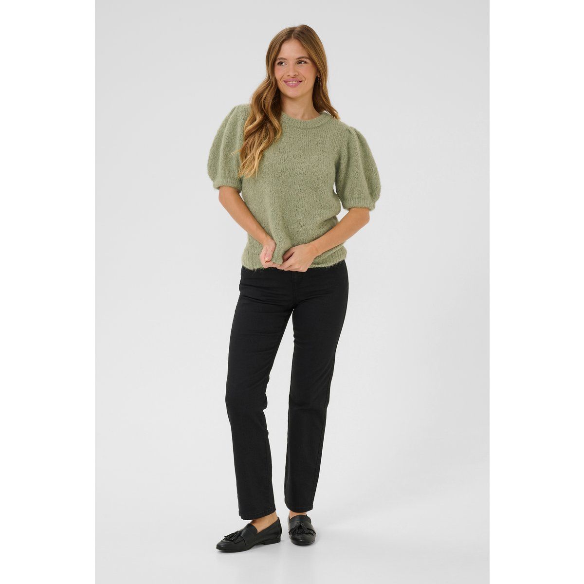 Strickpullover Regular fit green
