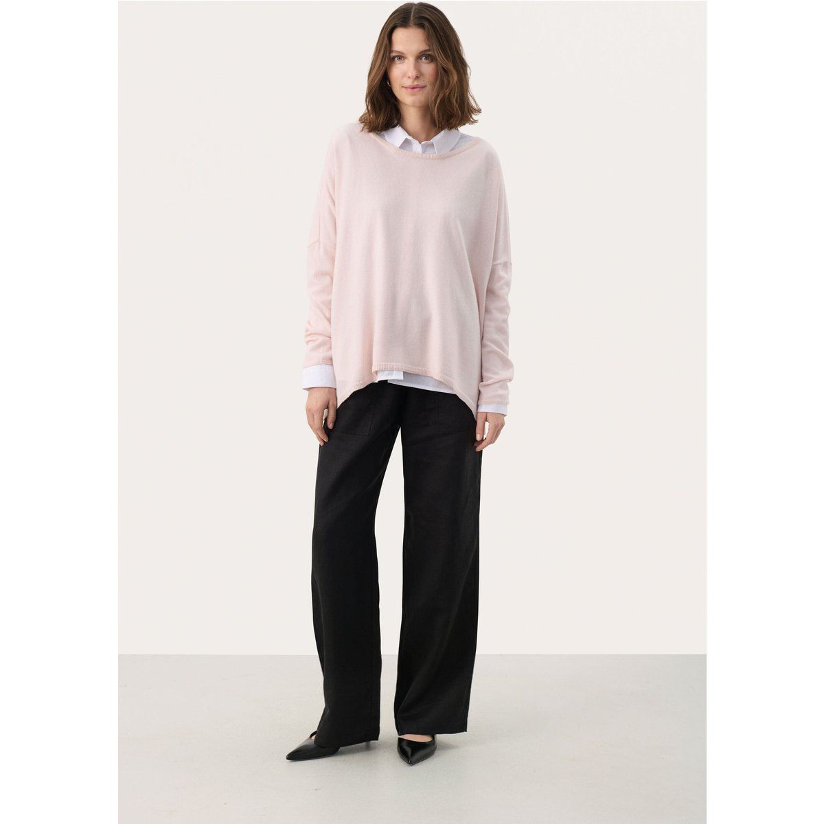 Strickpullover Lockere Passform rose