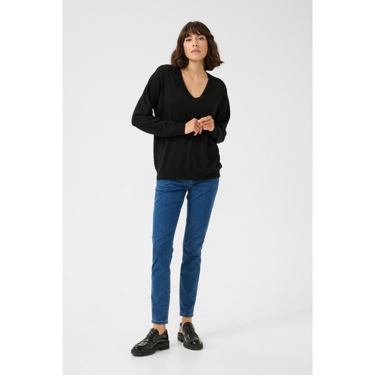Strickpullover Regular fit black