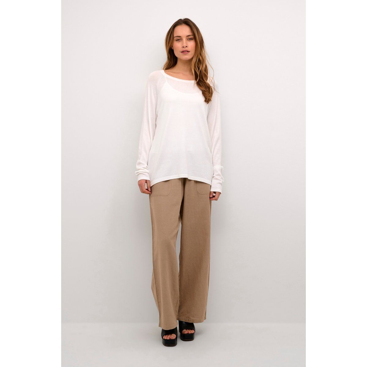 Strickpullover Relaxed fit white