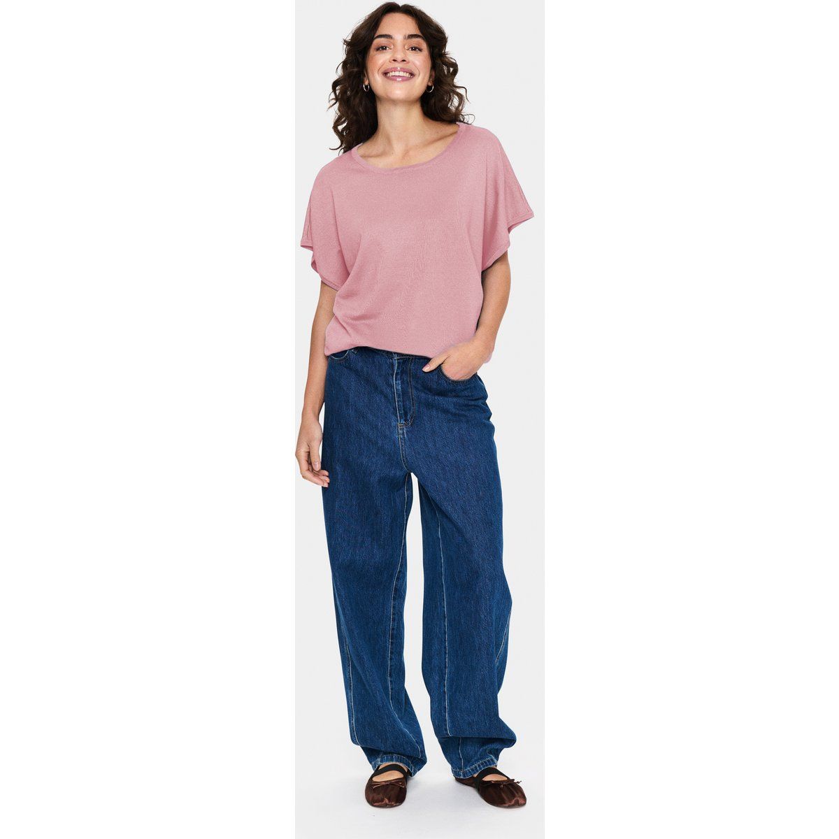 Strickpullover Casual fit pink