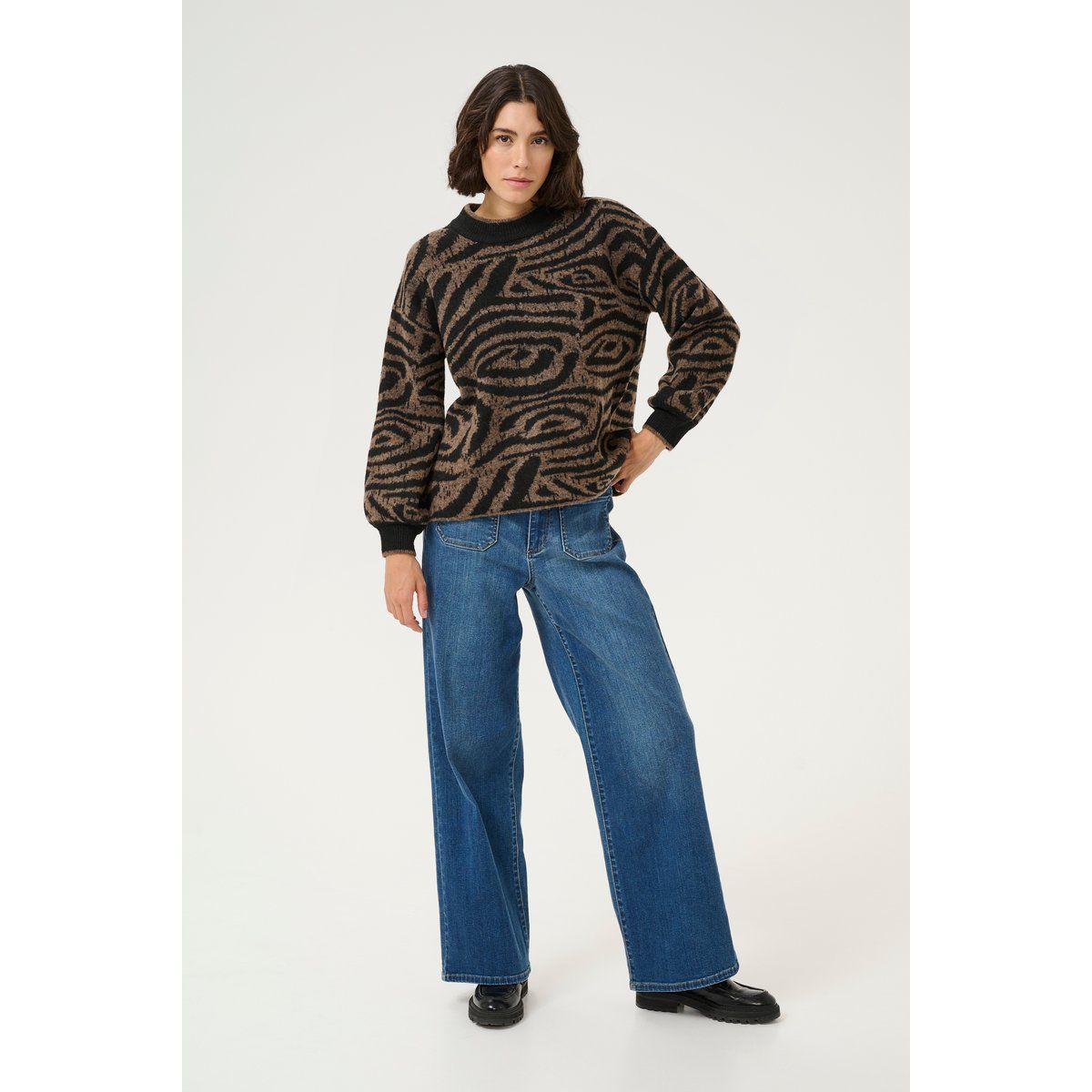 Strickpullover Regular fit animal