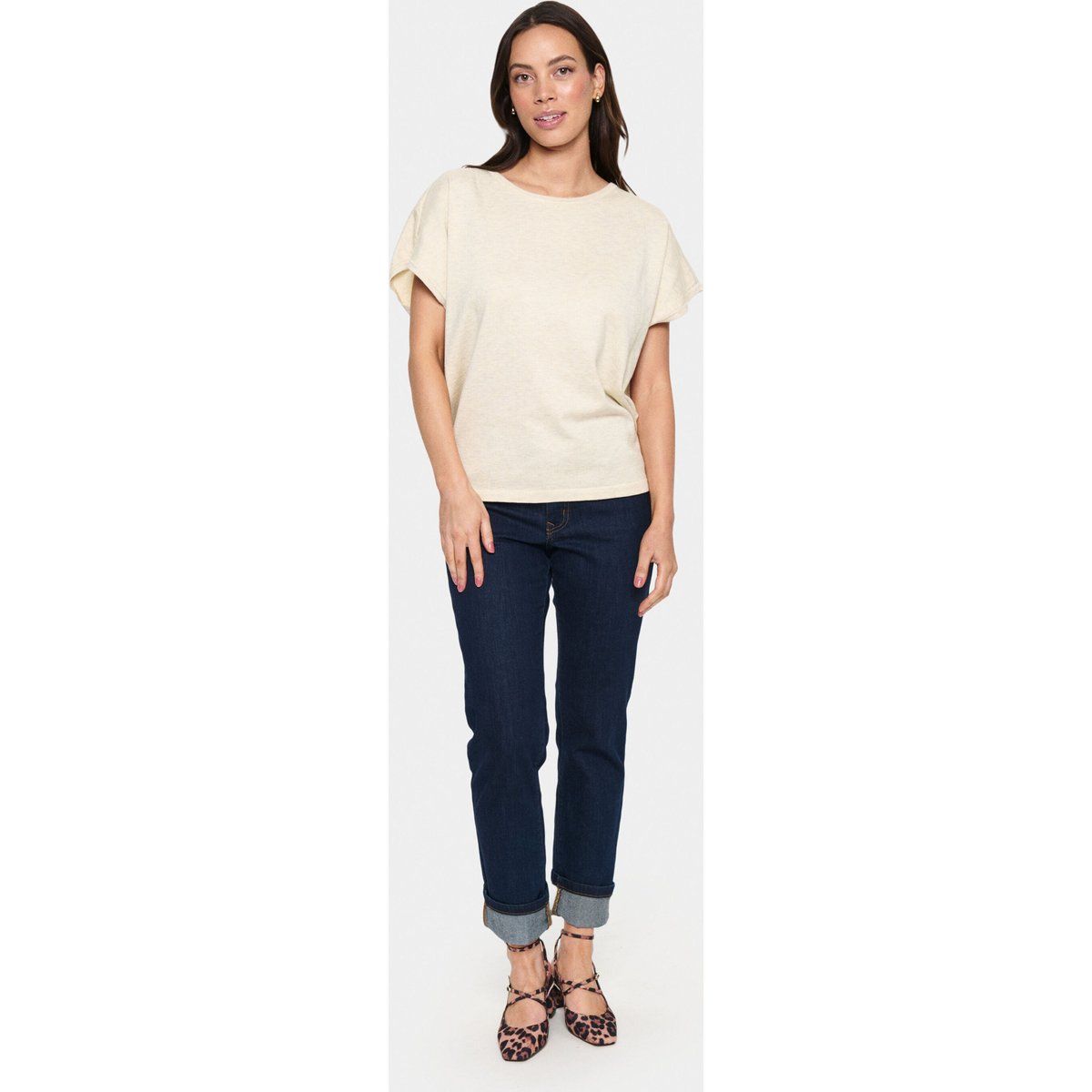 Strickpullover Casual fit beige