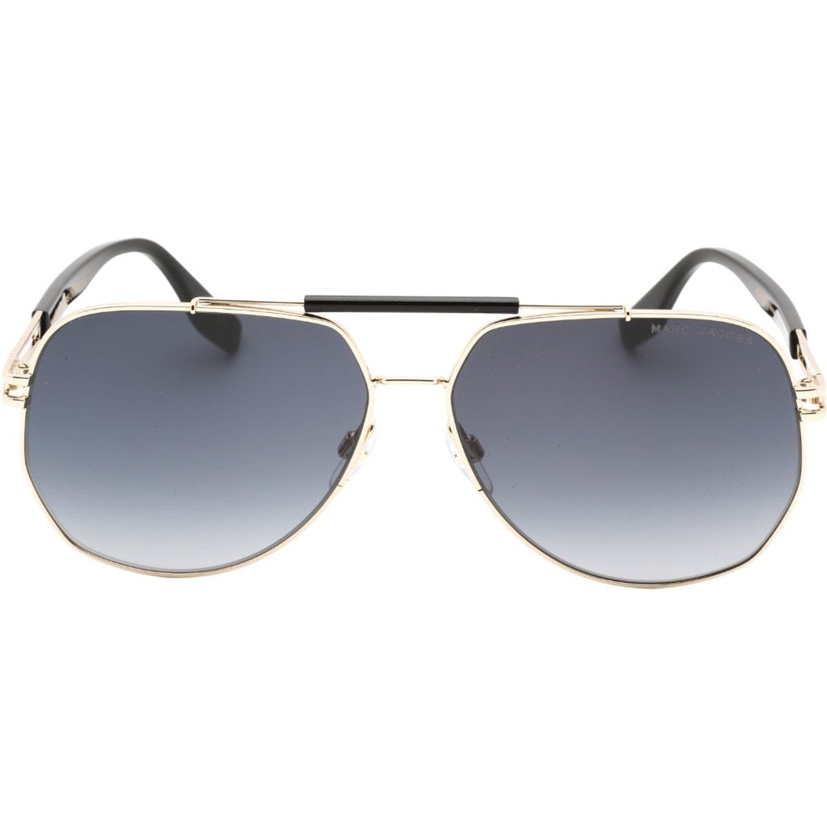 Aviator Sonnenbrille mit grauen Farbverlaufsgläsern