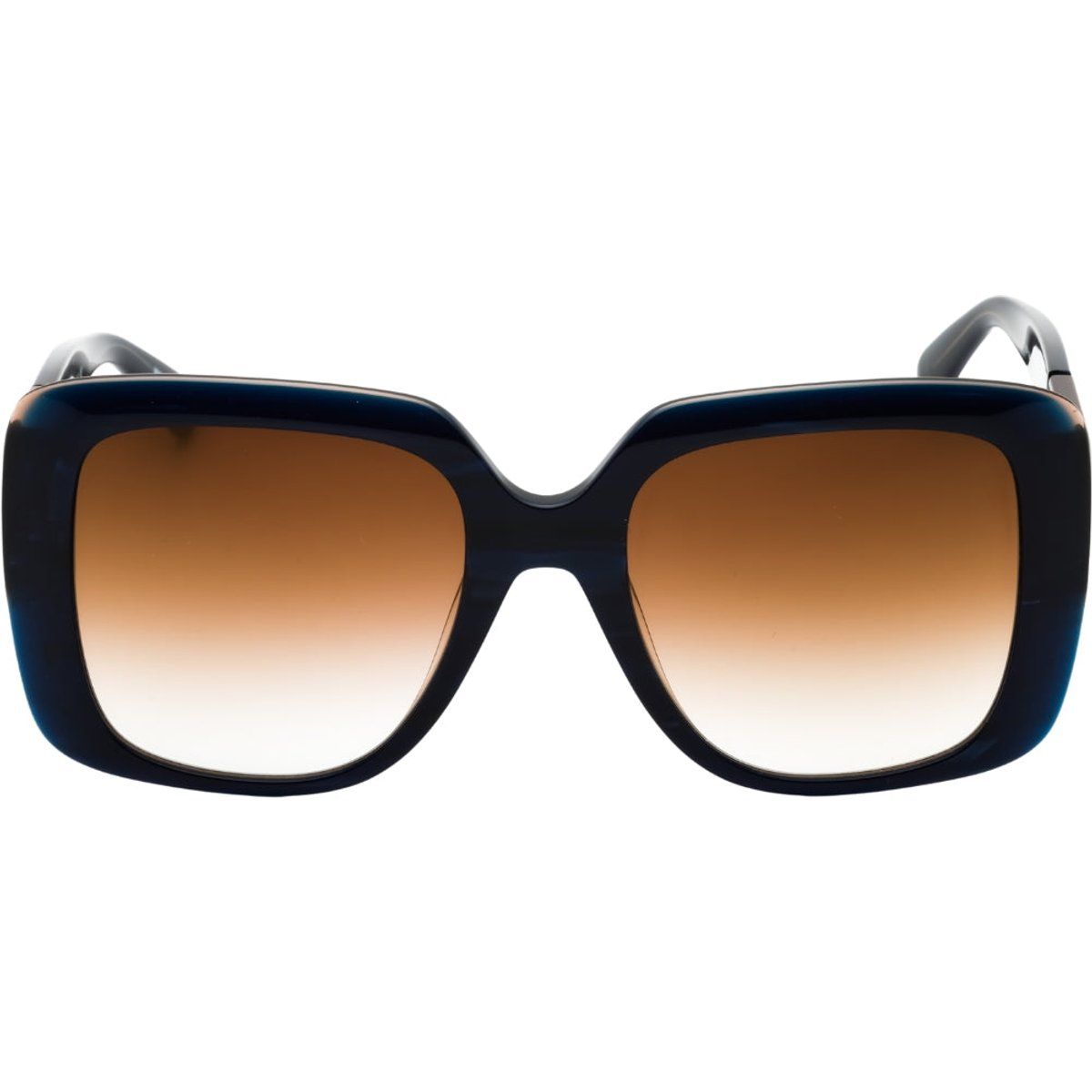 Übergroße quadratische Sonnenbrille mit Farbverlaufsgläsern