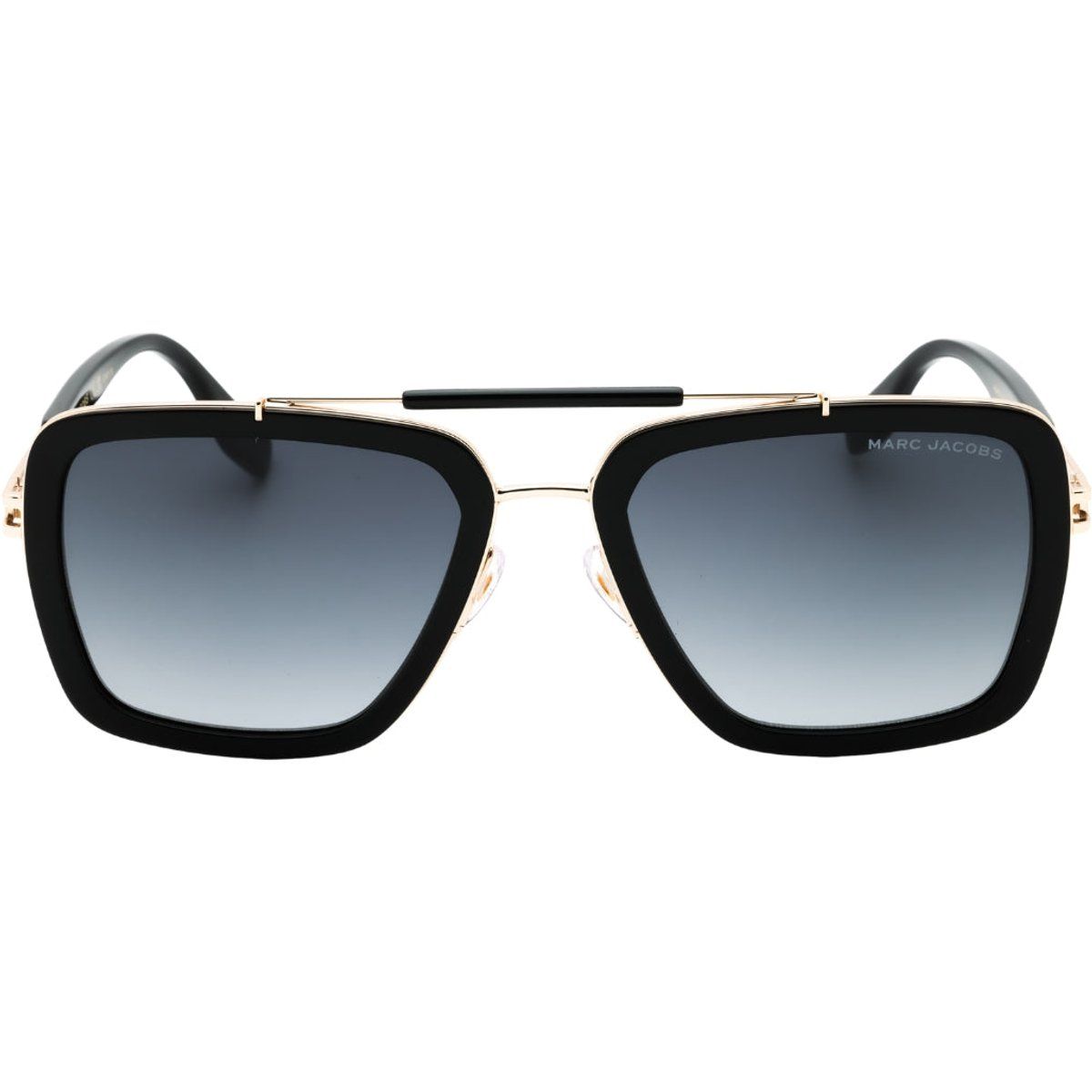 Quadratische Aviator-Sonnenbrille mit Farbverlaufsgläsern