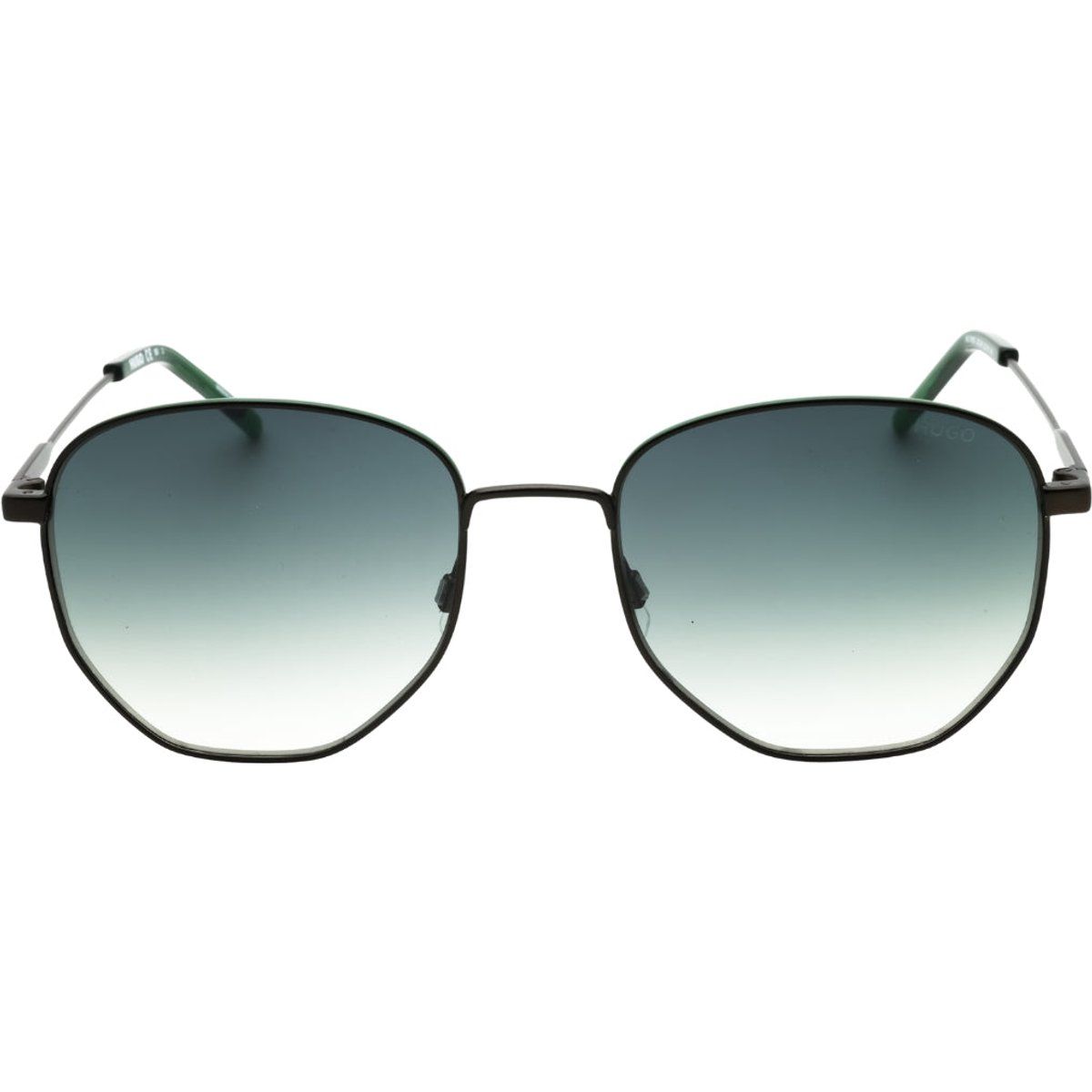 Sonnenbrille mit matt-schwarzem Aviator-Rahmen
