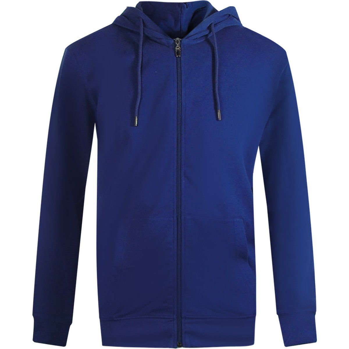 Klassischer Hoodie mit durchgehendem Reißverschluss