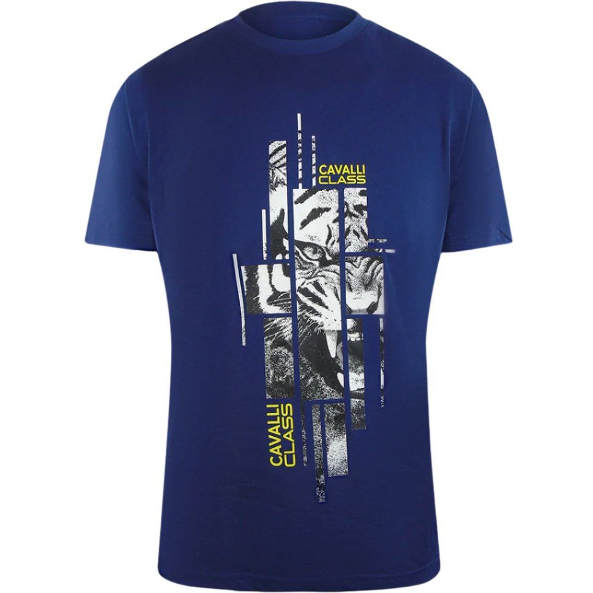 Abstraktes Tiger Grafik T-Shirt