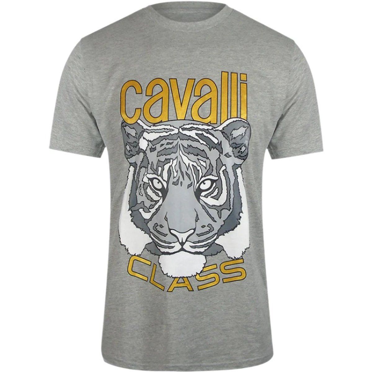 T-Shirt mit Tigerprint aus Baumwolle