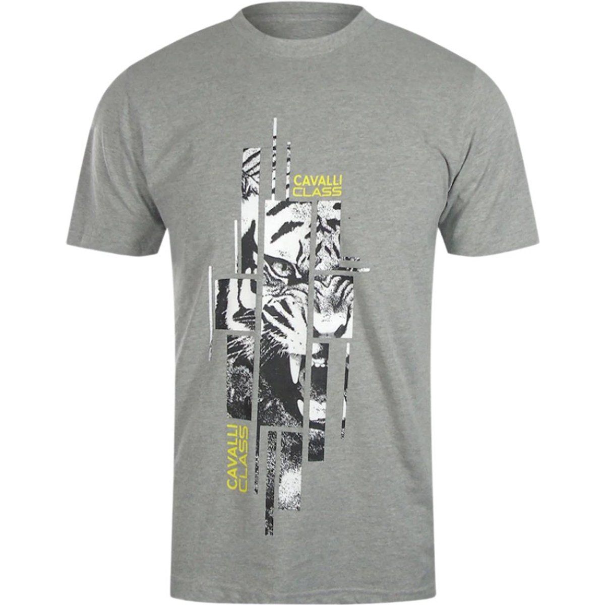 Abstraktes Tiger Grafik T-Shirt