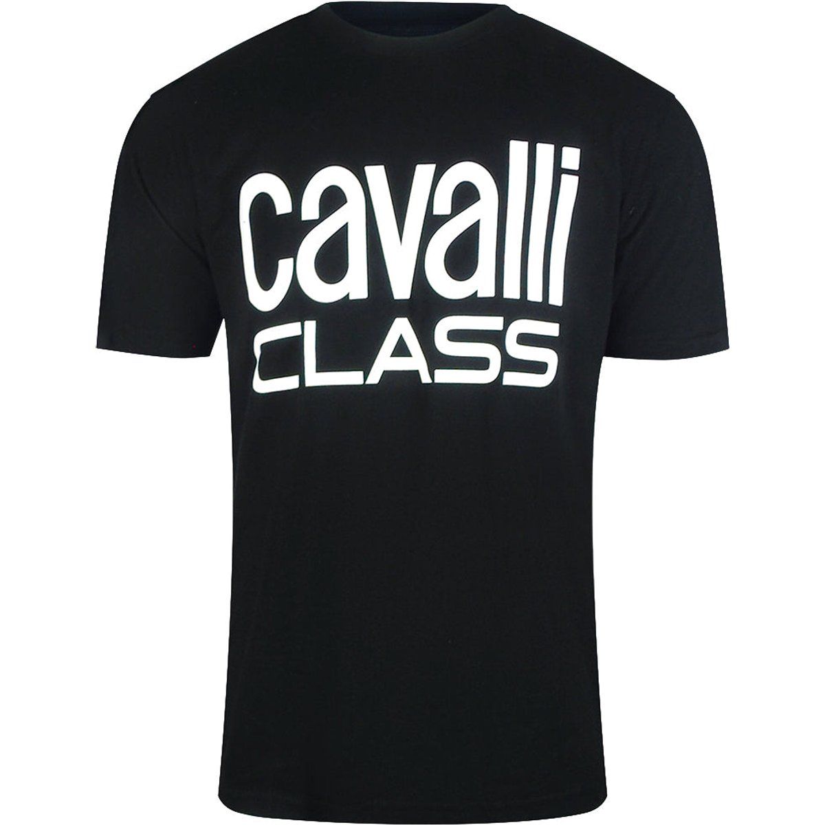 T-Shirt mit auffälligem Logo aus Baumwolle