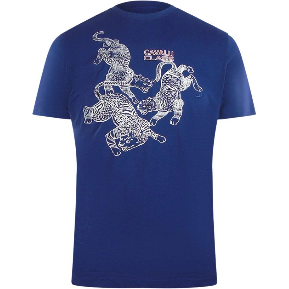 T-Shirt mit Leoparden-Paisley-Grafik