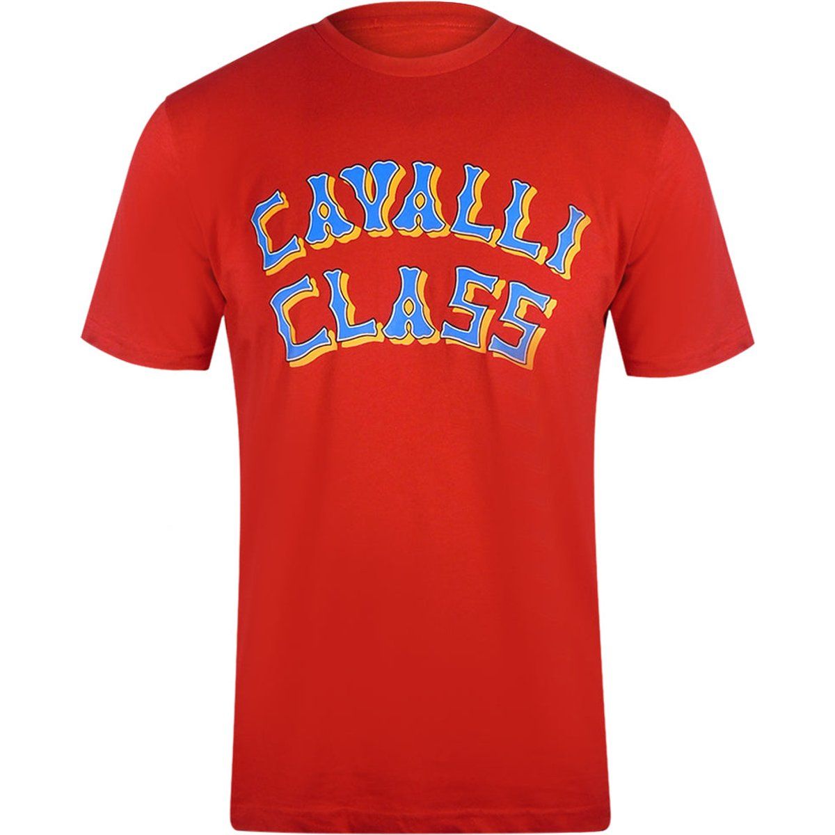 Lässiges T-Shirt mit Logo und Rundhalsausschnitt