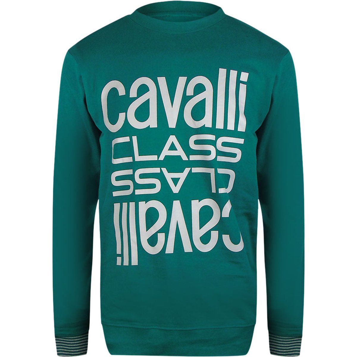 Sweatshirt mit grafischem Multi-Logo-Print