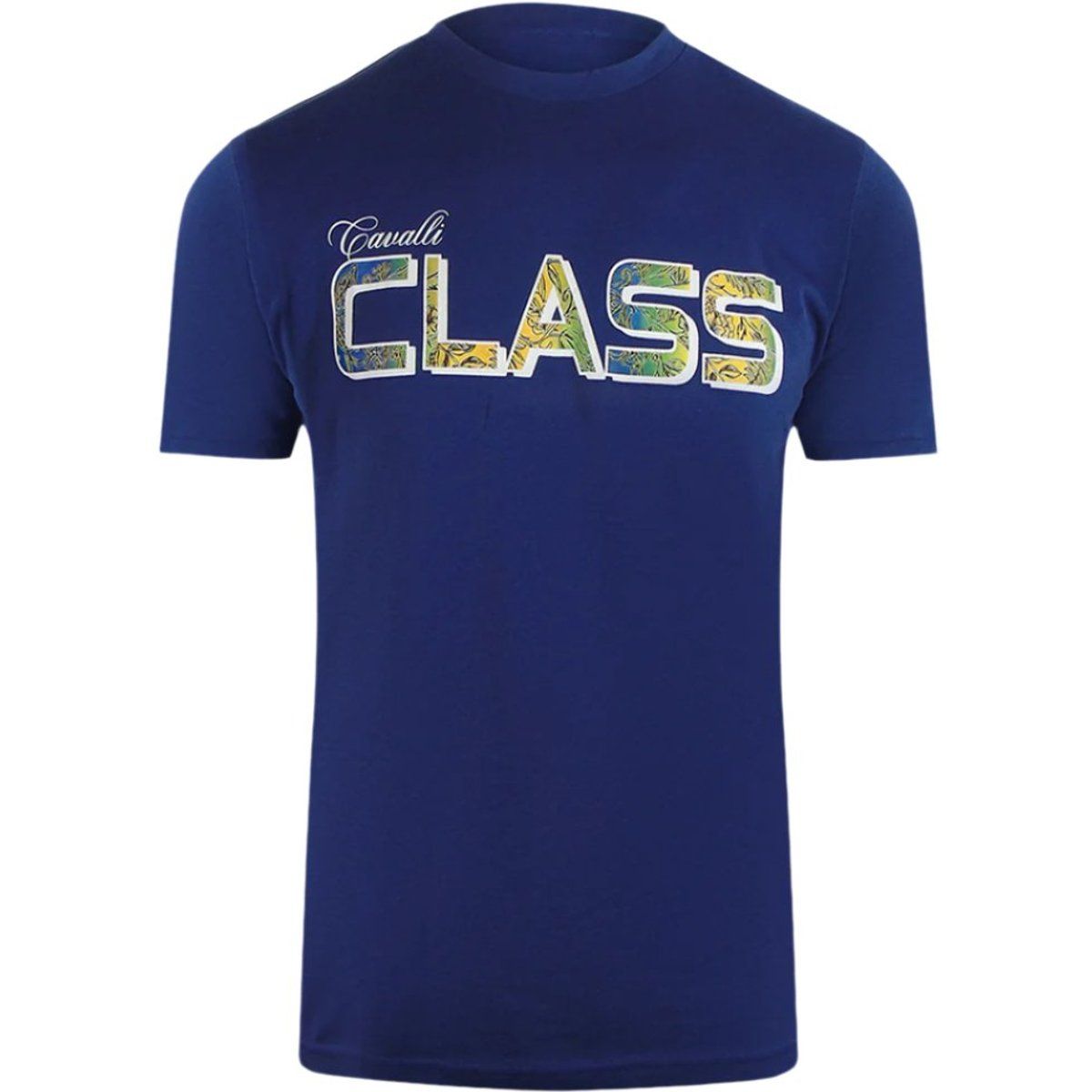 Baumwoll-T-Shirt mit Blumenlogo