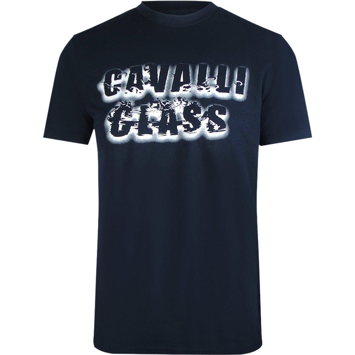 Cavalli Class T-Shirt mit auffälligem Logo