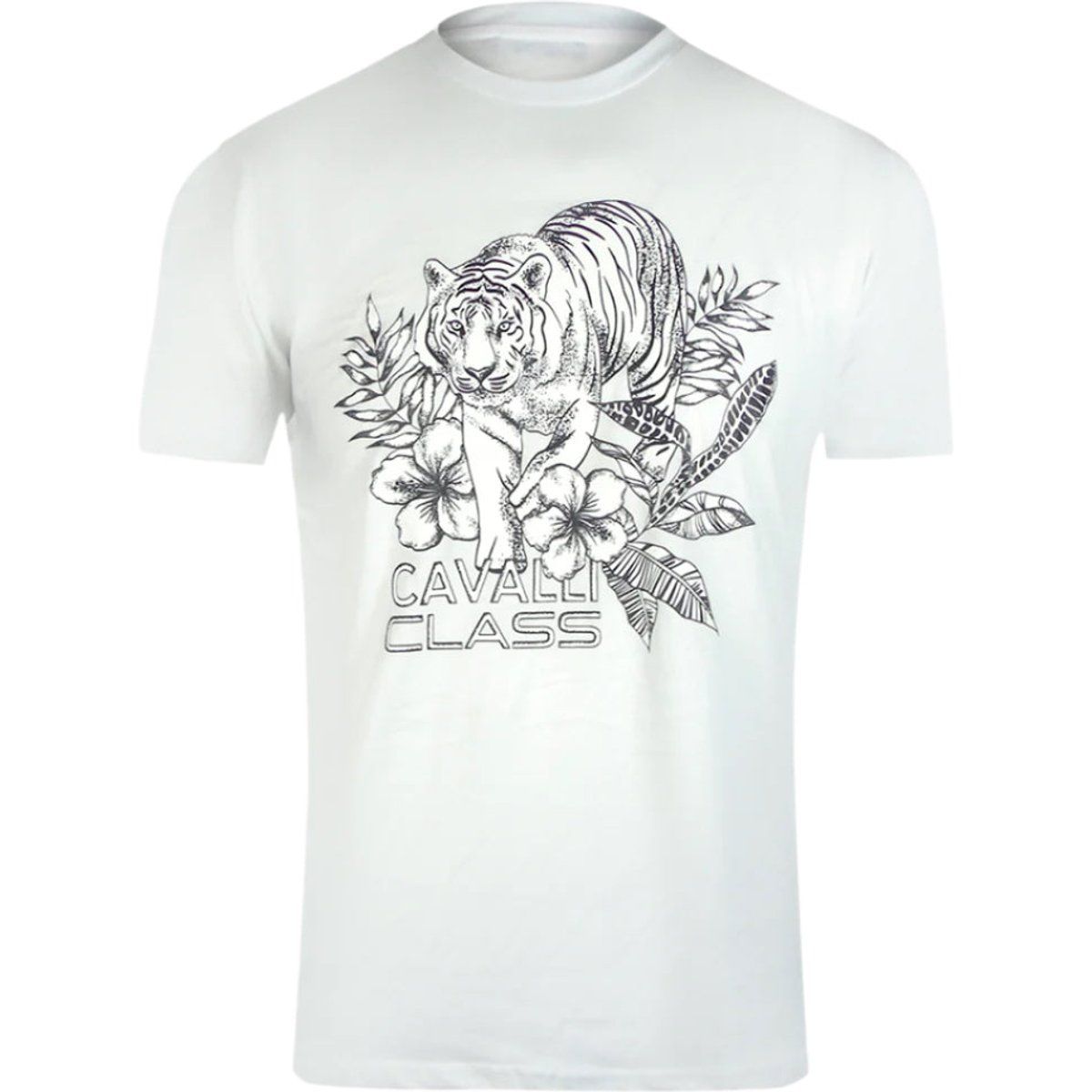 T-Shirt mit Tiger-Grafikprint