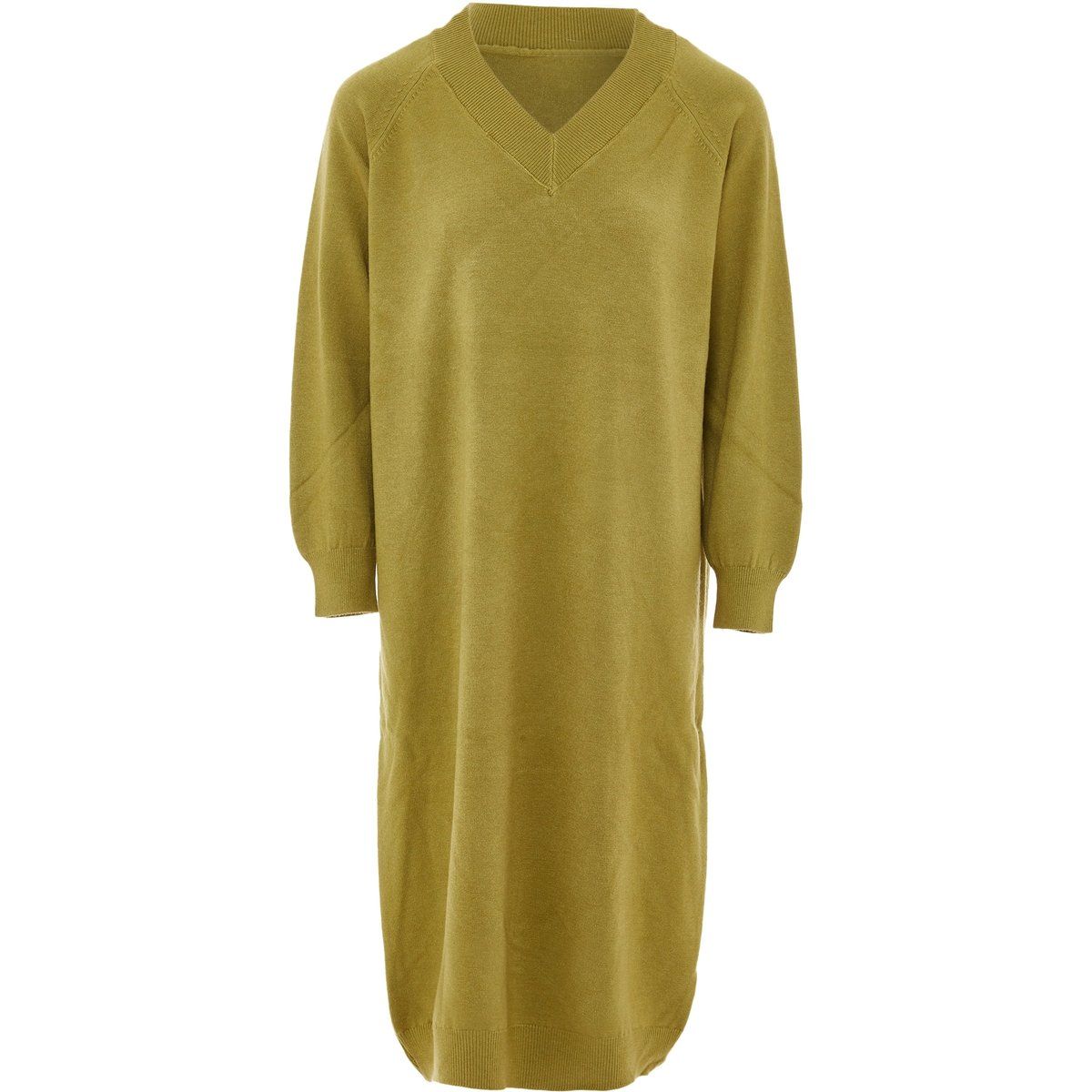 Dreimaster Kleid Frauen oliv