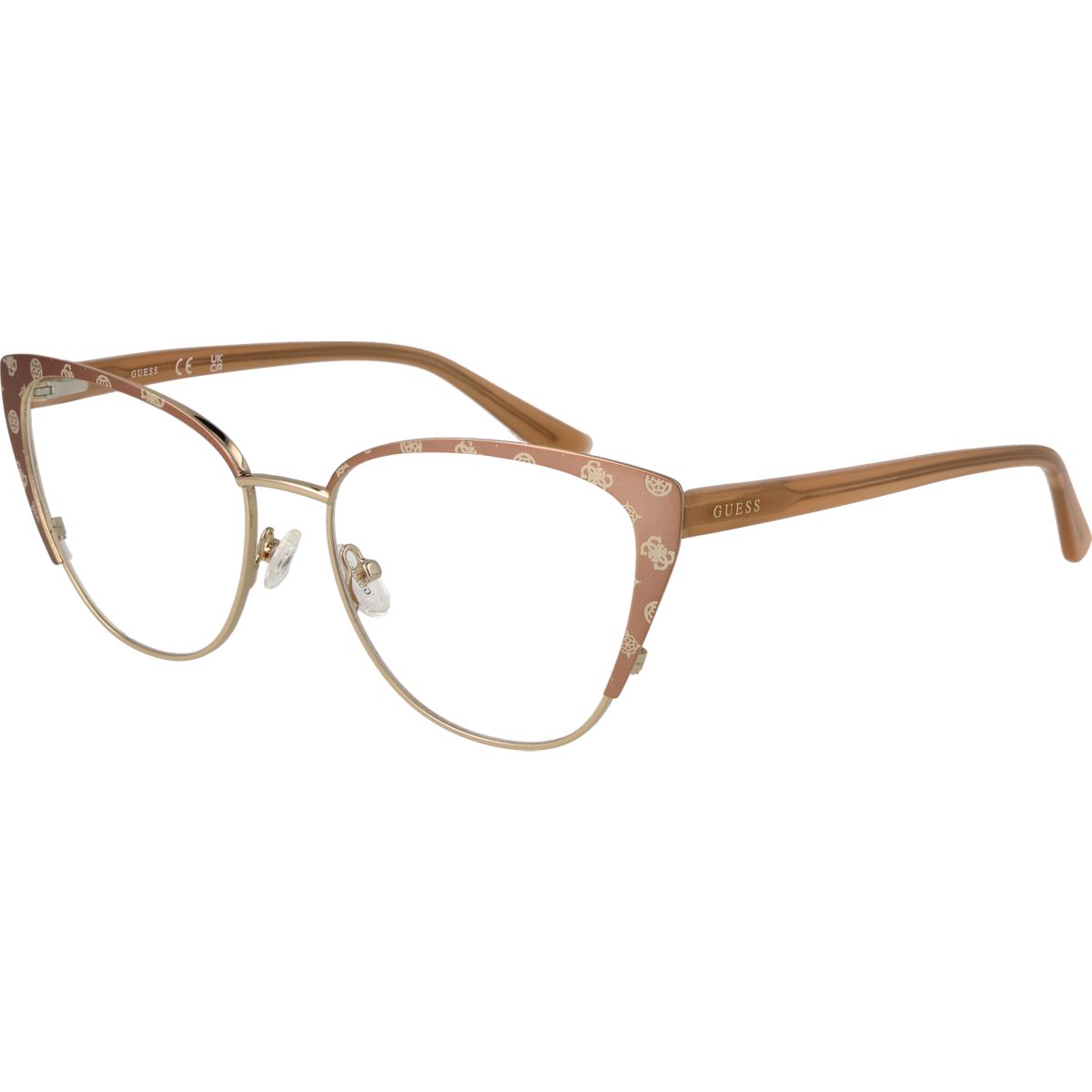 Cat-Eye Metallrahmen Brille