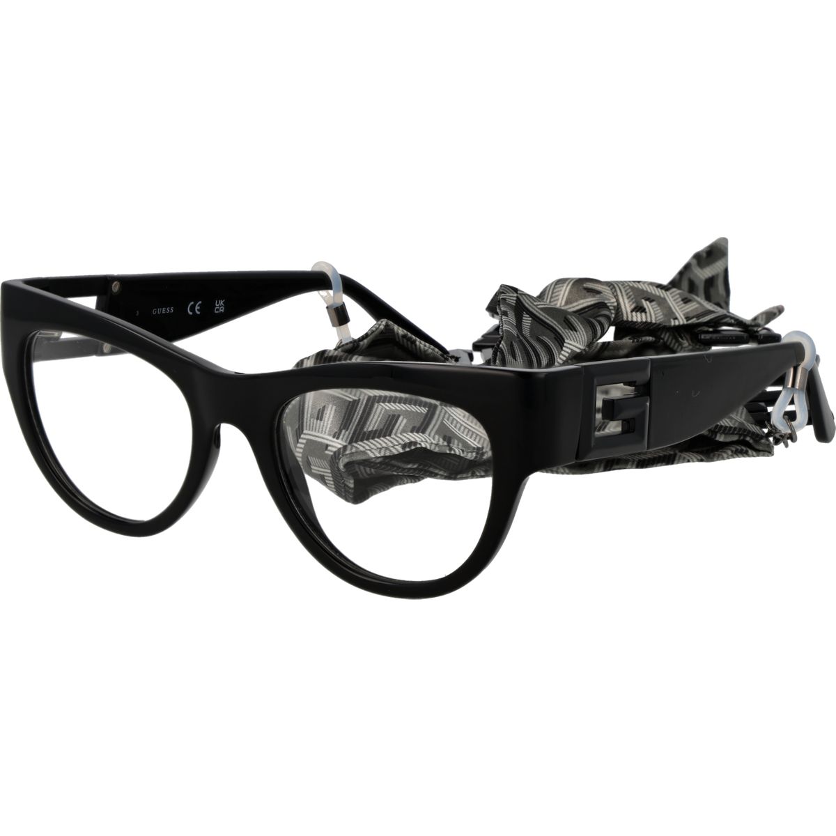 Cat-Eye Brillengestell mit Kette