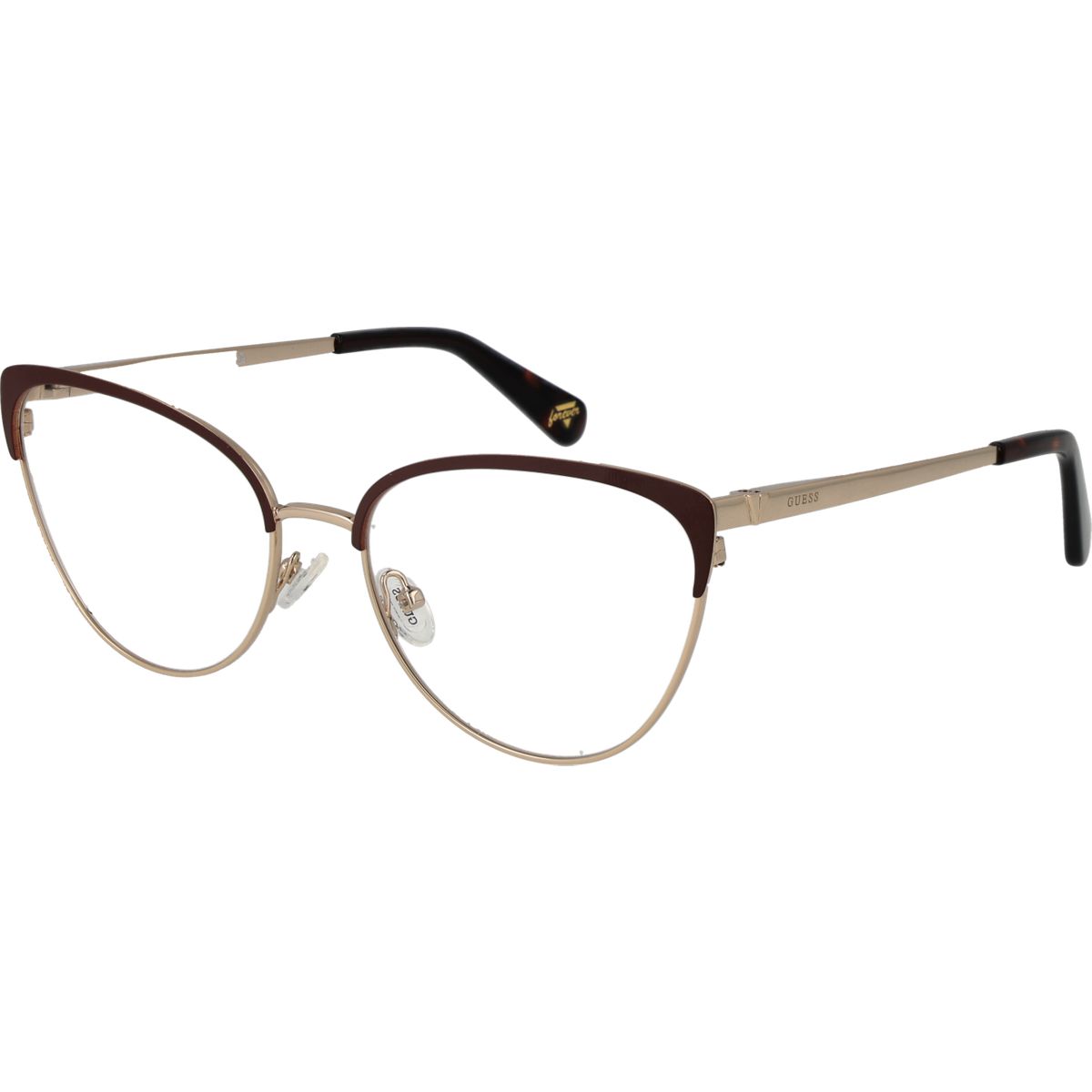 Schicke Cat-Eye-Brillenfassung aus Metall