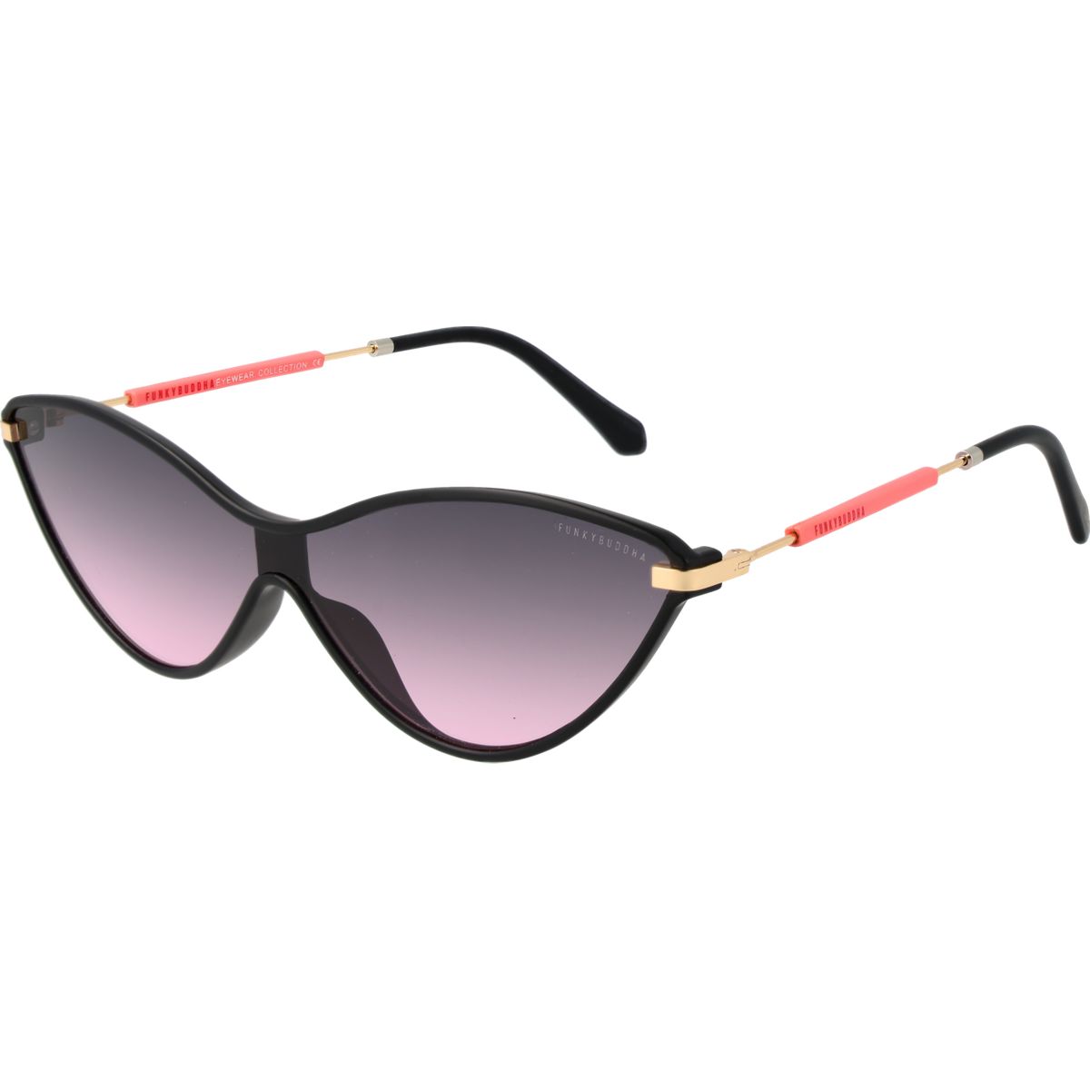 Cat-Eye Sonnenbrille mit Farbverlauf