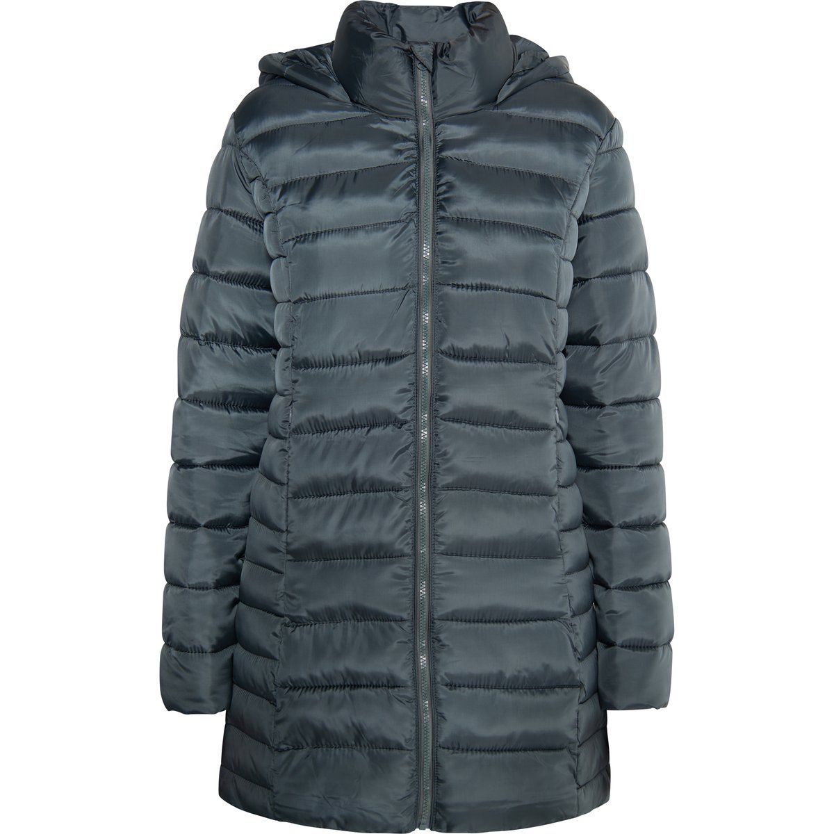 Mymo leichte Steppjacke Damen Holzkohle