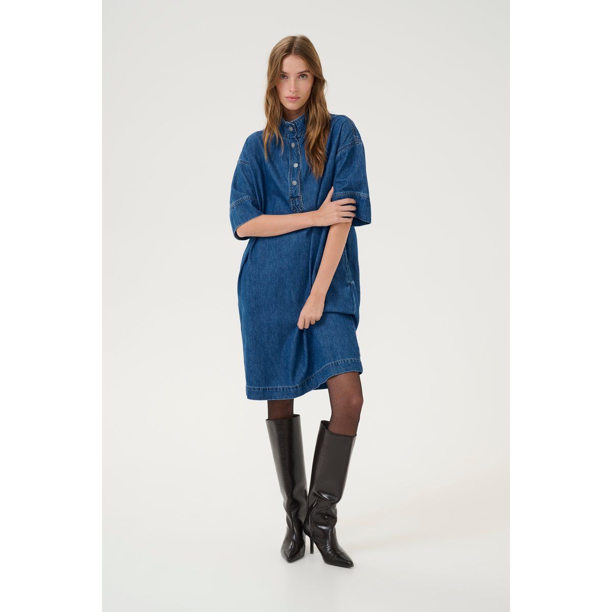 Denimkleid Baggy fit medium blue