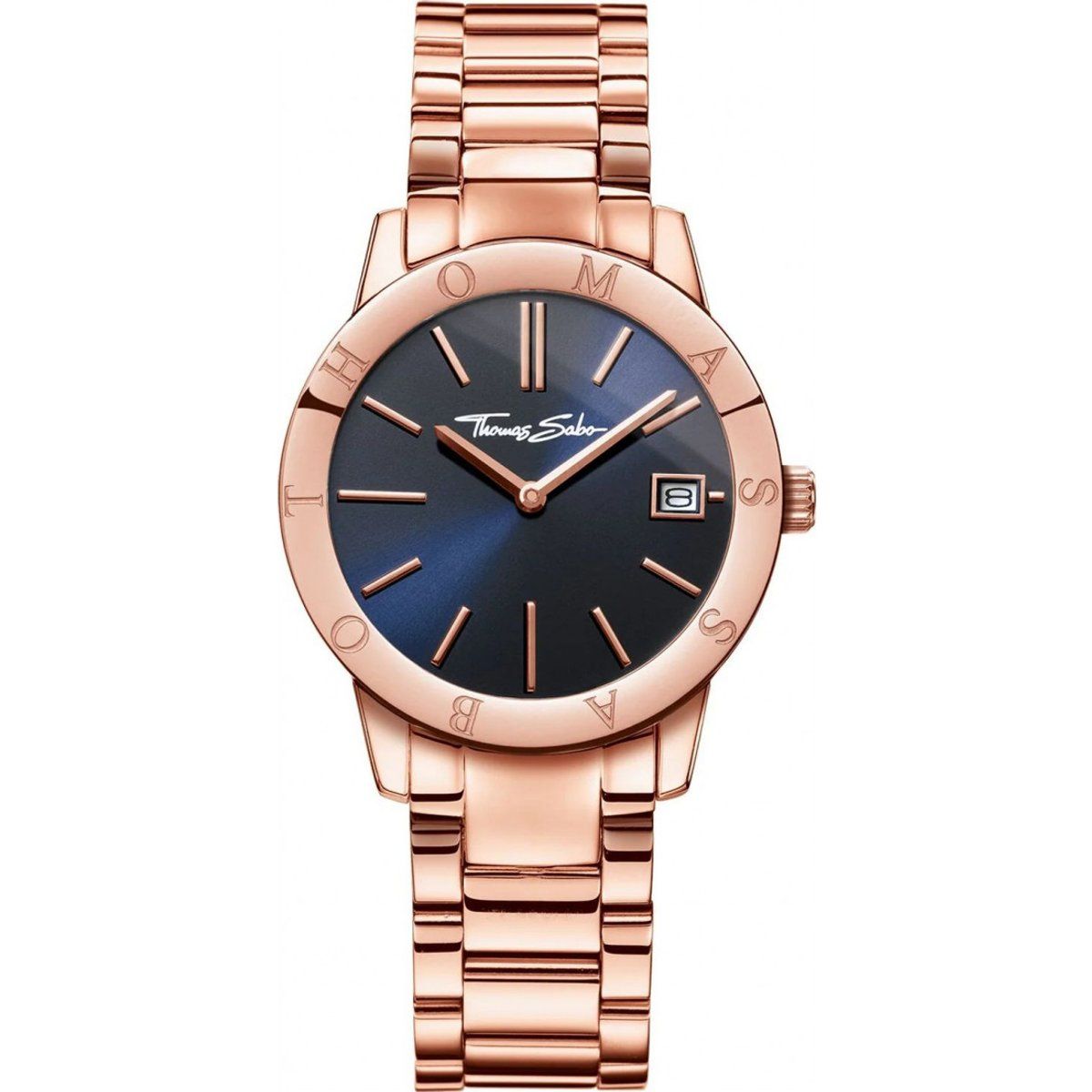 Elegante Damenuhr in Roségold
