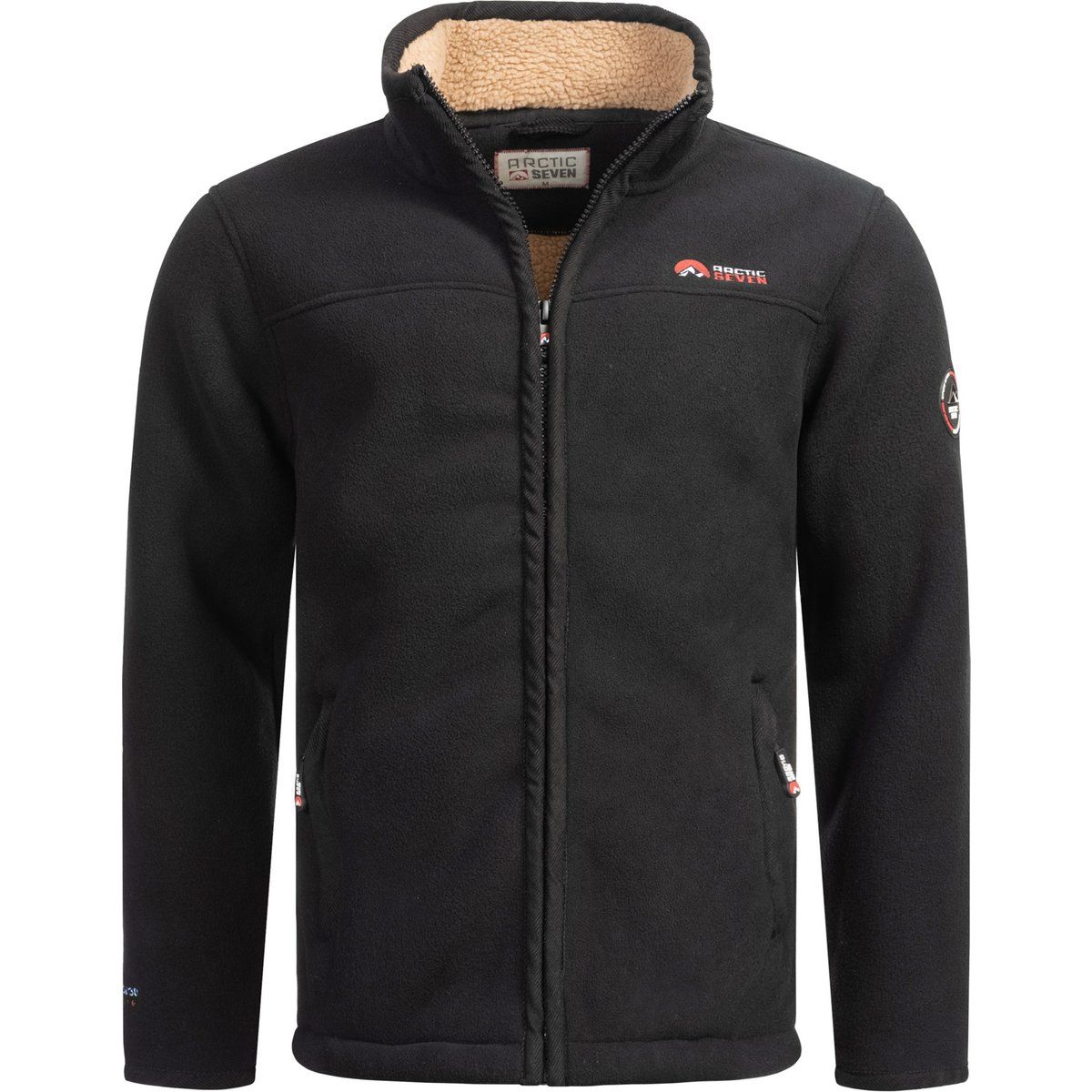 Herren Fleecejacke mit Teddyfell-Futter