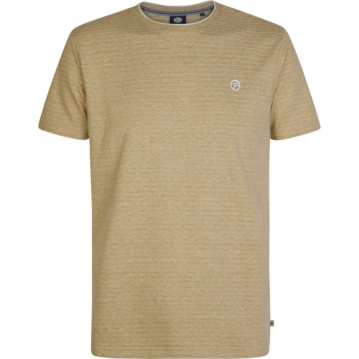 Gestreiftes T-Shirt mit strukturierter Textur