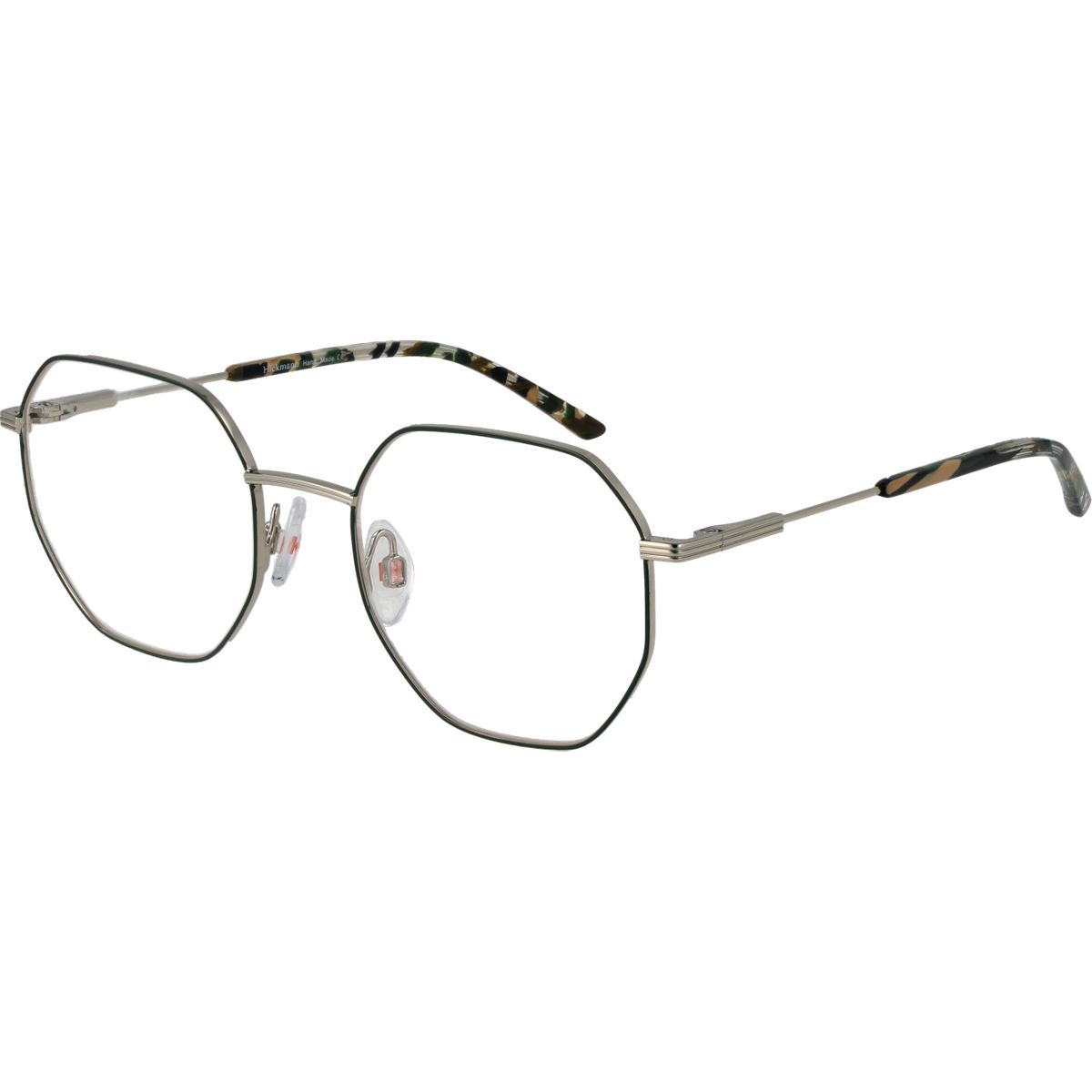 Geometrische Vollrand-Metallbrille