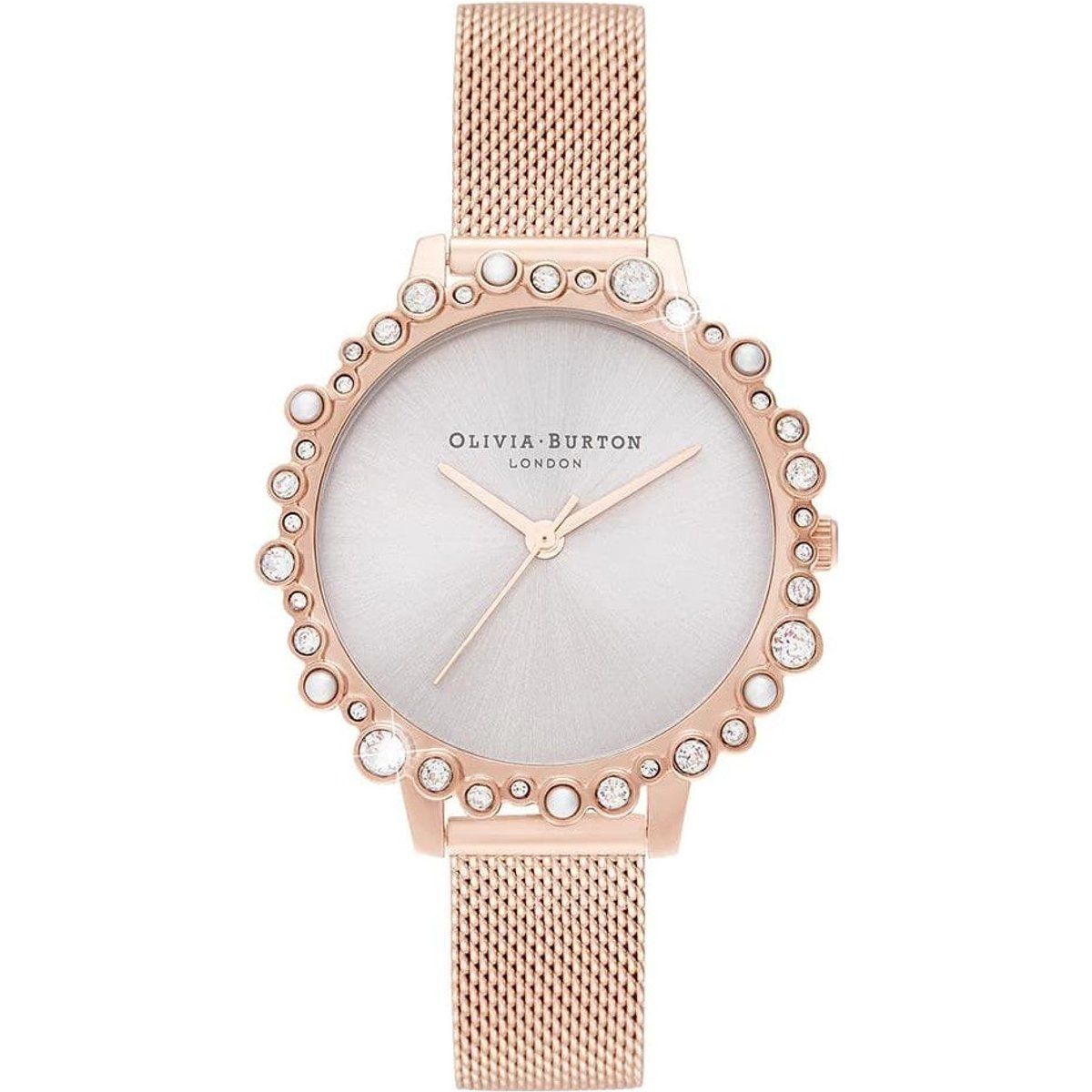 Elegante Damenuhr in Roségold