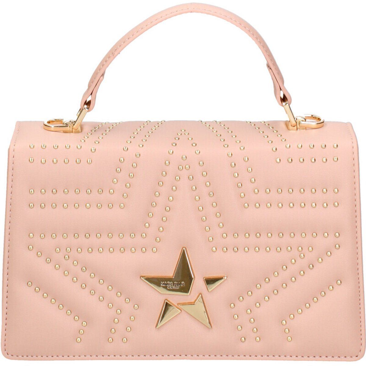 Handtasche mit Sternenmotiv und Nieten