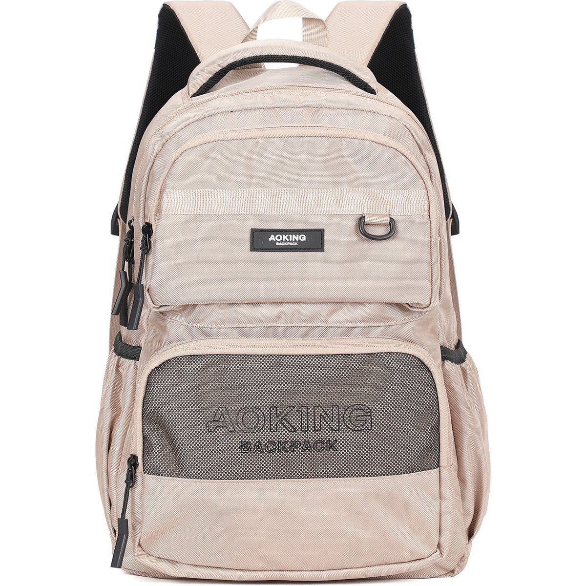 Vielseitiger Unisex Freizeitrucksack mit Taschen