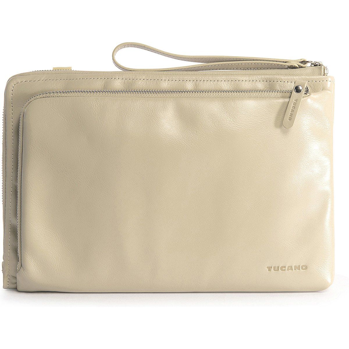Minimalistische Clutch-Tasche mit Reißverschluss