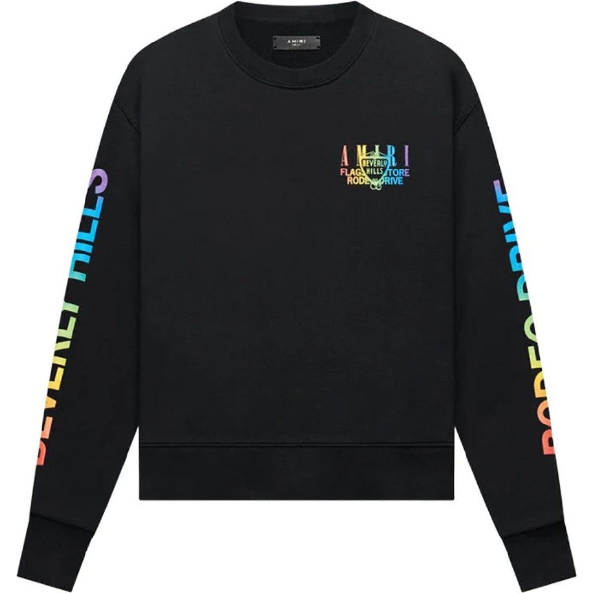 Sweatshirt mit Rundhalsausschnitt und Ärmel-Print