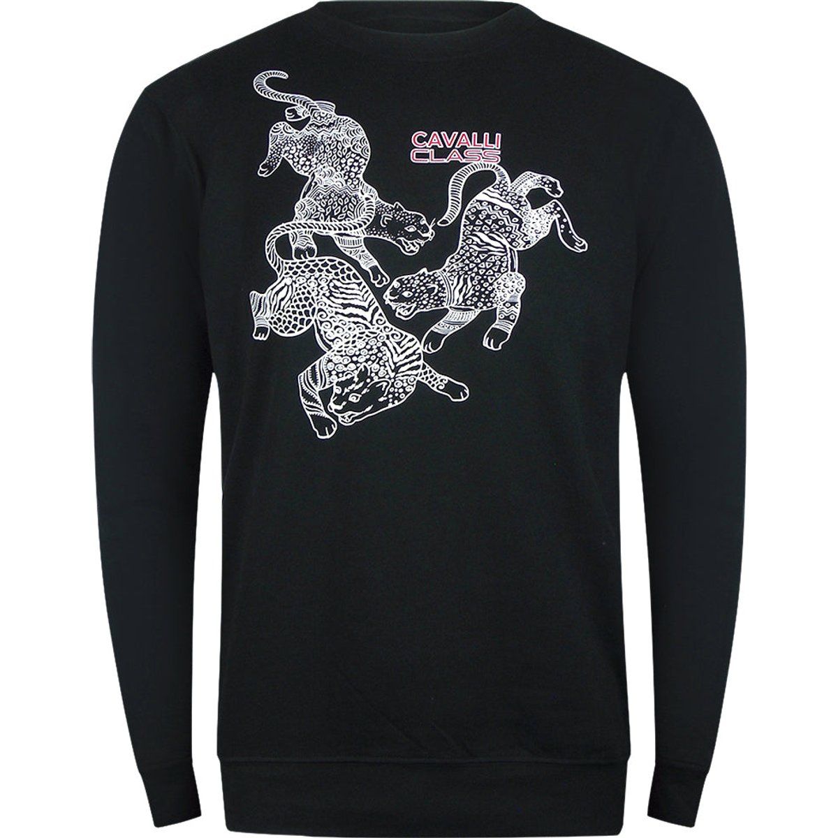 Sweatshirt mit Paisley-Leopardenmuster