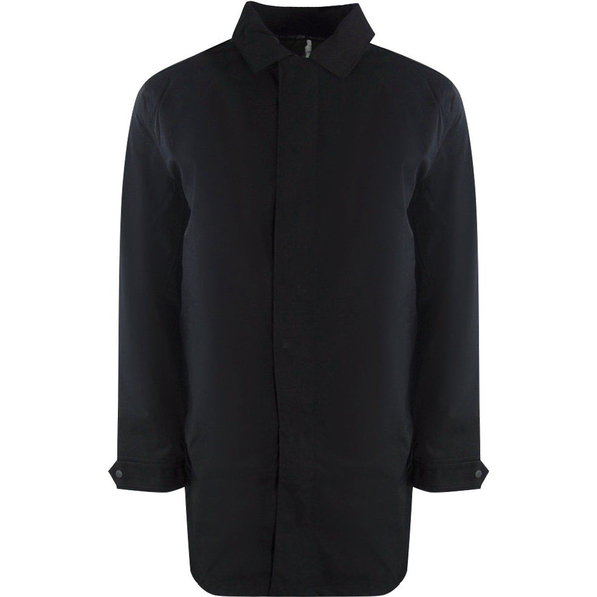 Schwarze Moderne Trenchcoat-Jacke