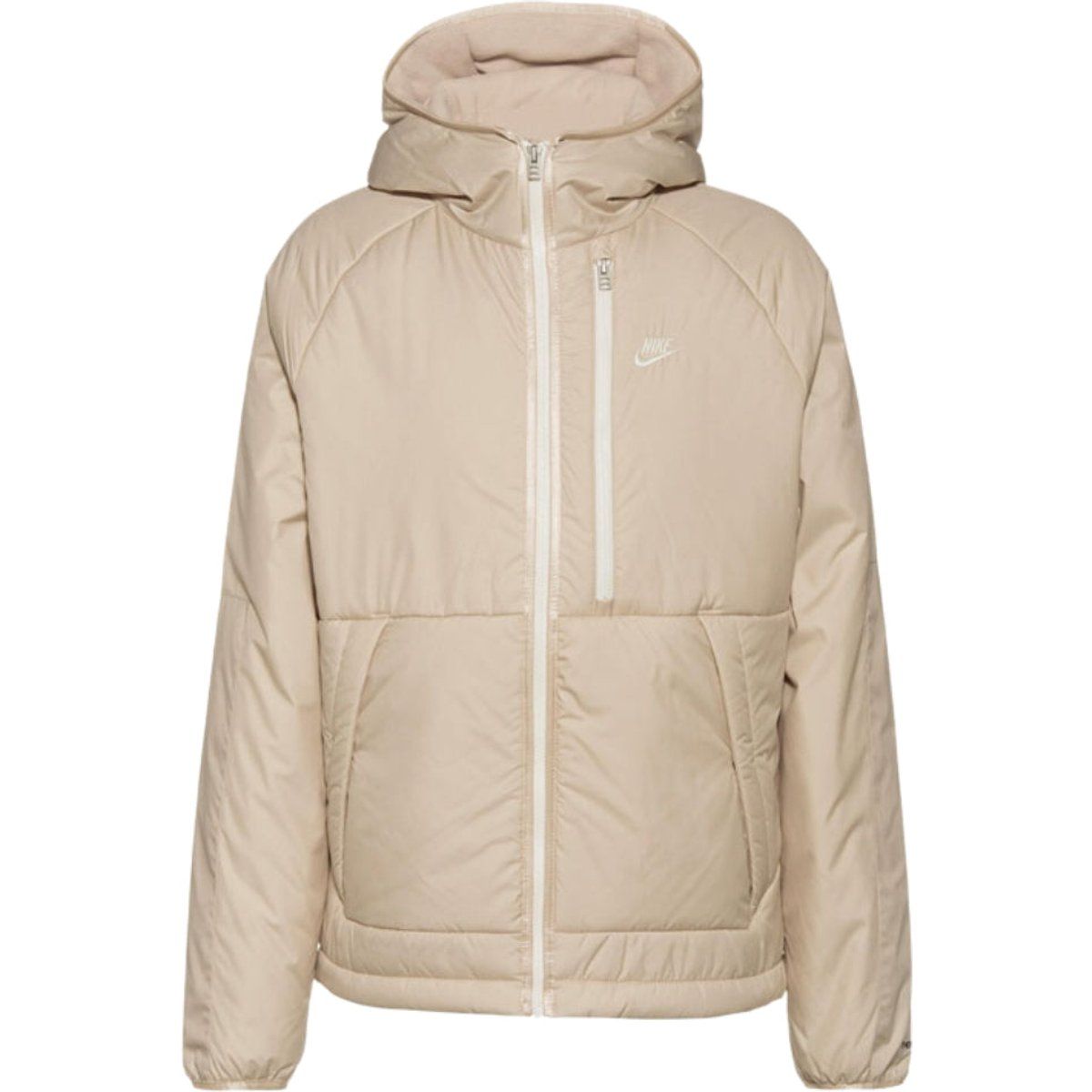 Minimalistische isolierte Kapuzenjacke
